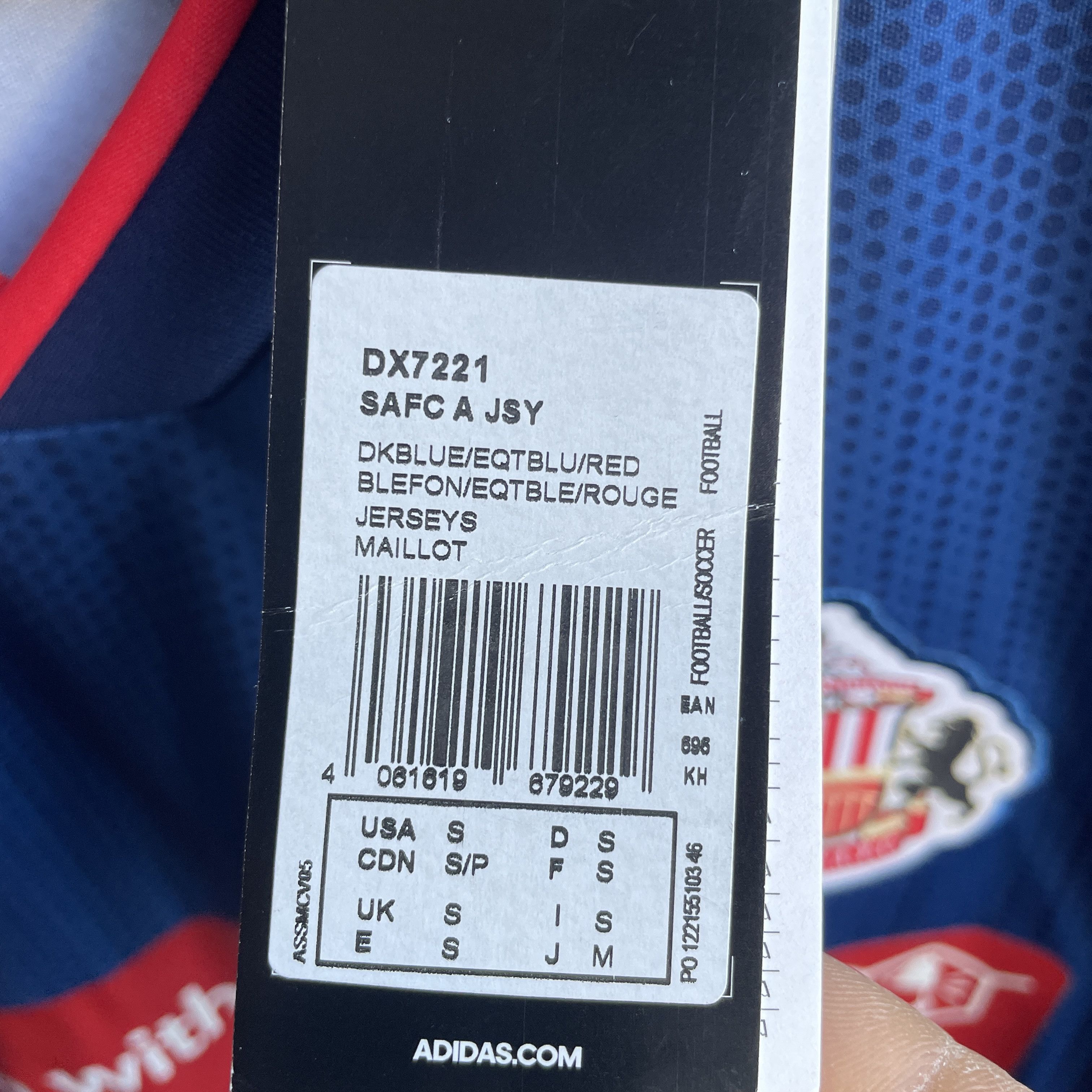 Adidas BNWT Sunderland A.F.C. 2019-20 Away Jersey Size S Size US S / EU 44-46 / 1 - 5 Thumbnail