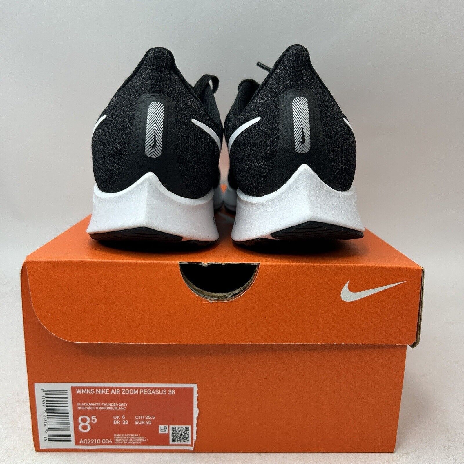 Nike Nike Air Zoom Pegasus 36 WMNS “Black White” 2024 Size US 8.5 / IT 38.5 - 4 Thumbnail