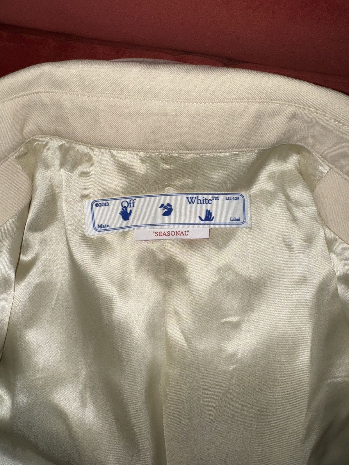 Off-White New Off-White virgin wool jacket, size M, 42 It Size M / US 6-8 / IT 42-44 - 6 Thumbnail