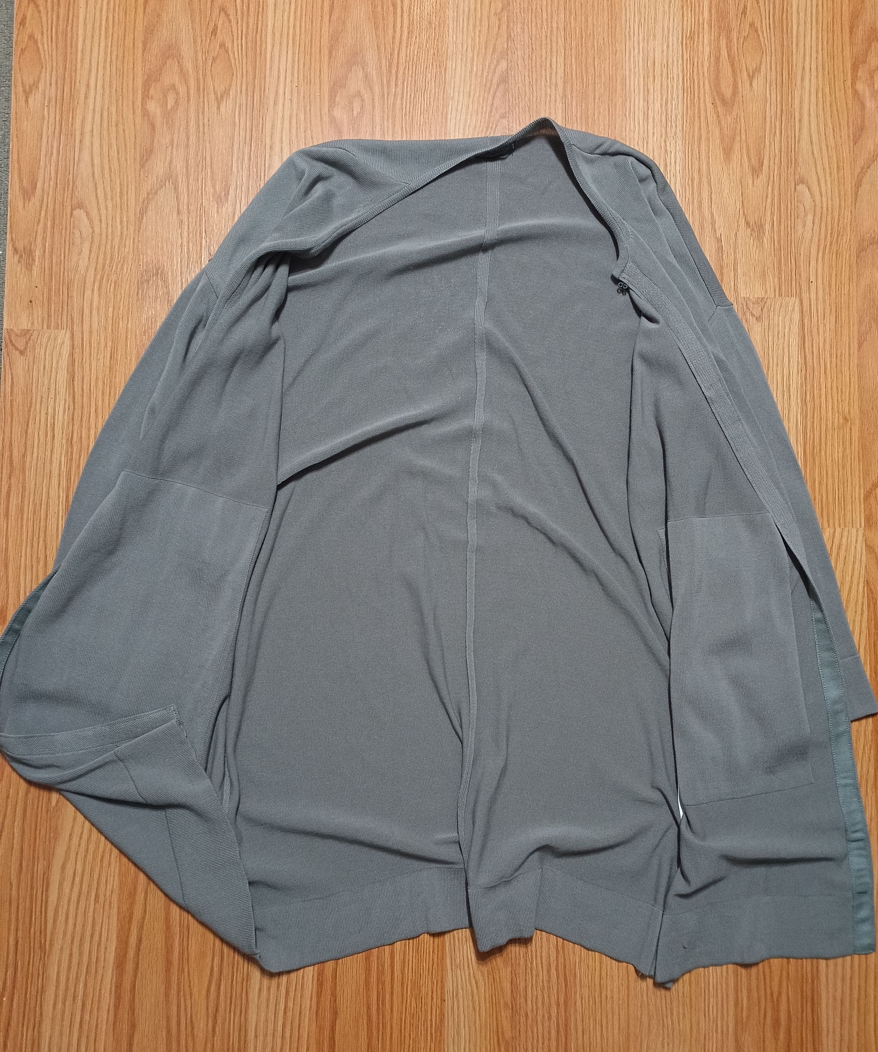 OSKA OSKA Grey Lightweight Cardigan Fine Knit Cotton Sz 2 Size M / US 6-8 / IT 42-44 - 7 Thumbnail