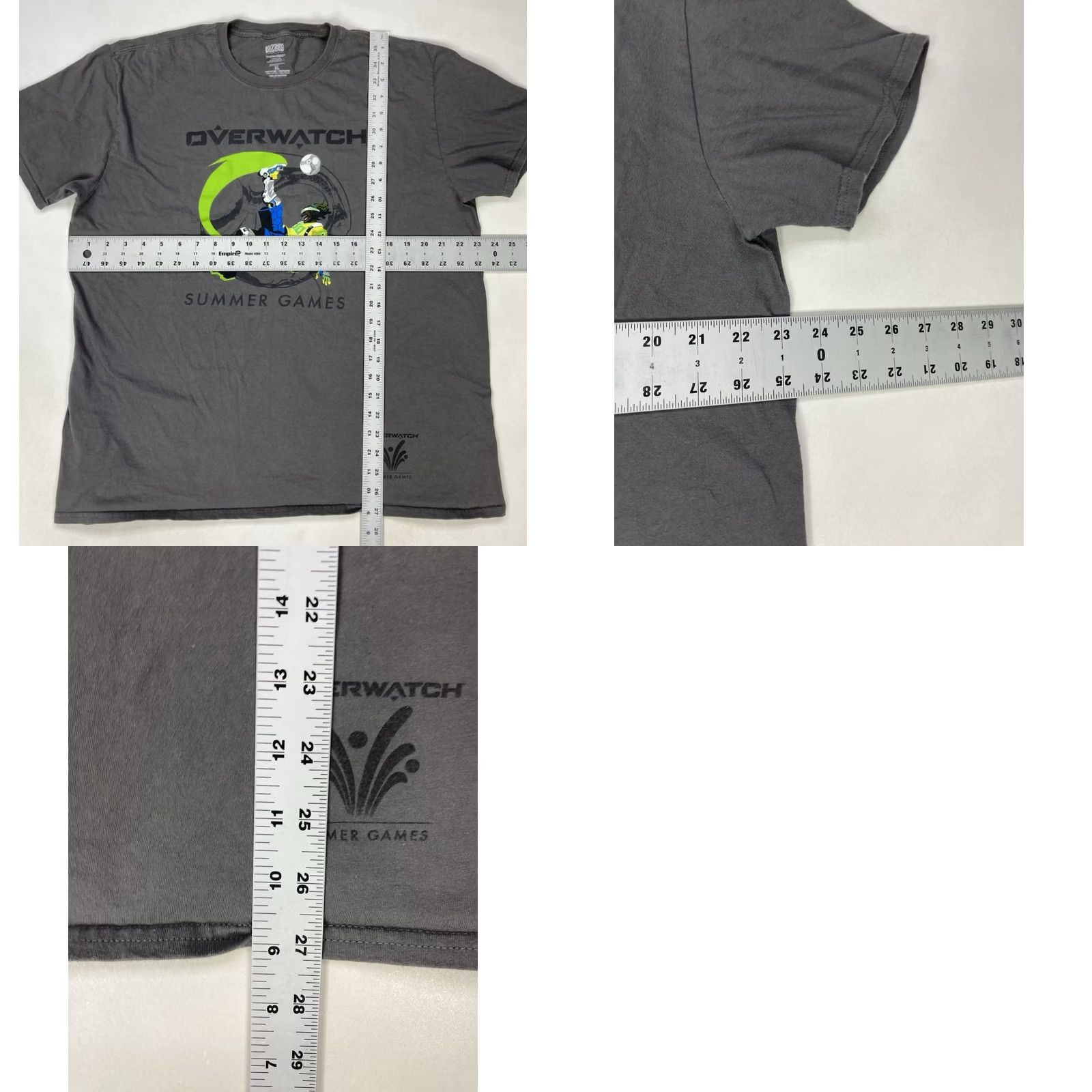 Vintage VINTAGE Blizzard Entertainment Overwatch Graphic T-shirt Men XL Gray Short Sleeve Size US XL / EU 56 / 4 - 8 Thumbnail