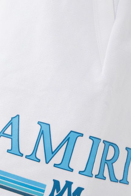 Amiri o1s1wg110425 MA Bar Logo Short in White Size US 34 / EU 50 - 5 Thumbnail