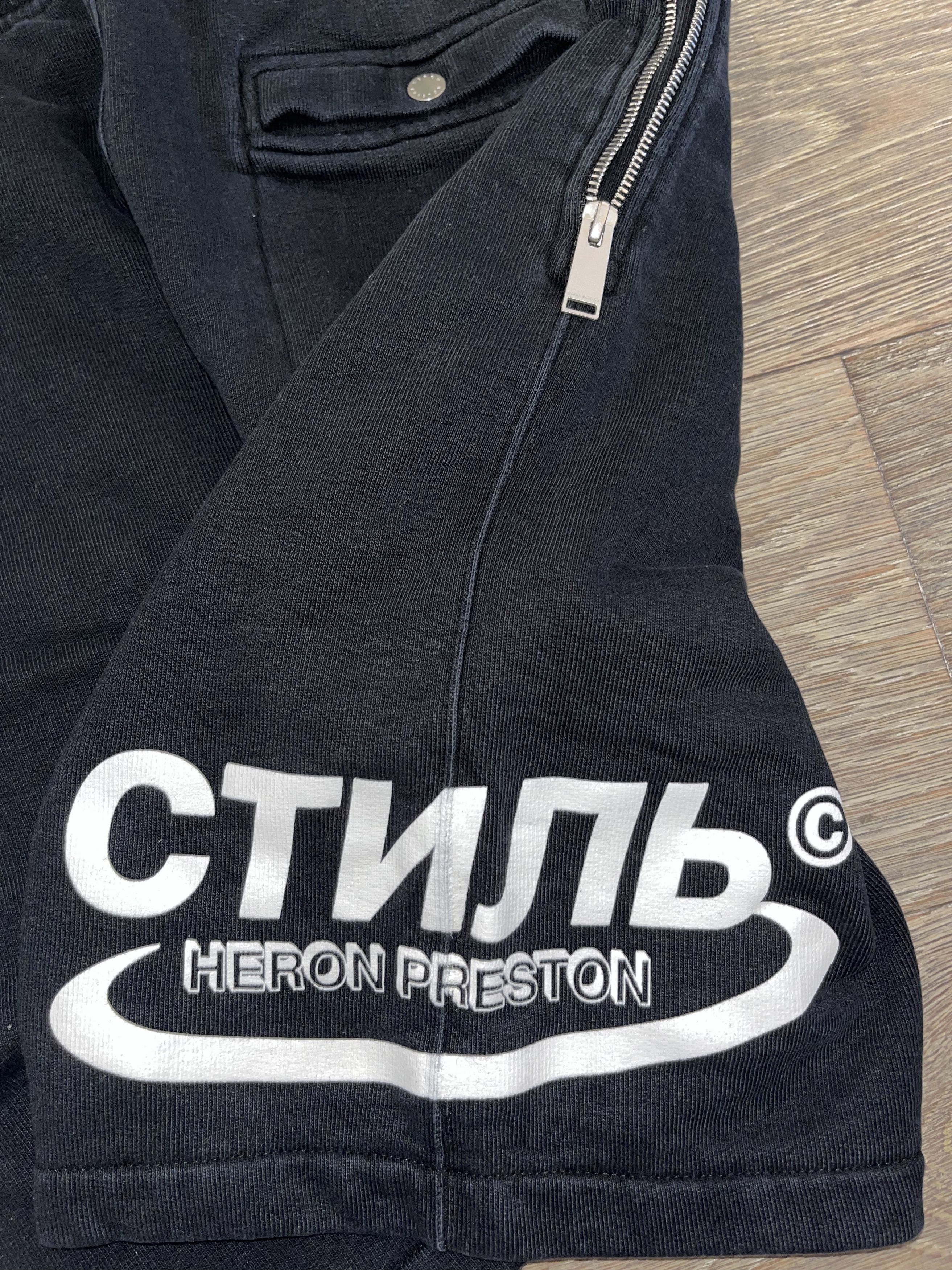 Heron Preston Heron Preston - Black 'Style' Sweat Shorts (Size S) Size US 29 - 3 Thumbnail