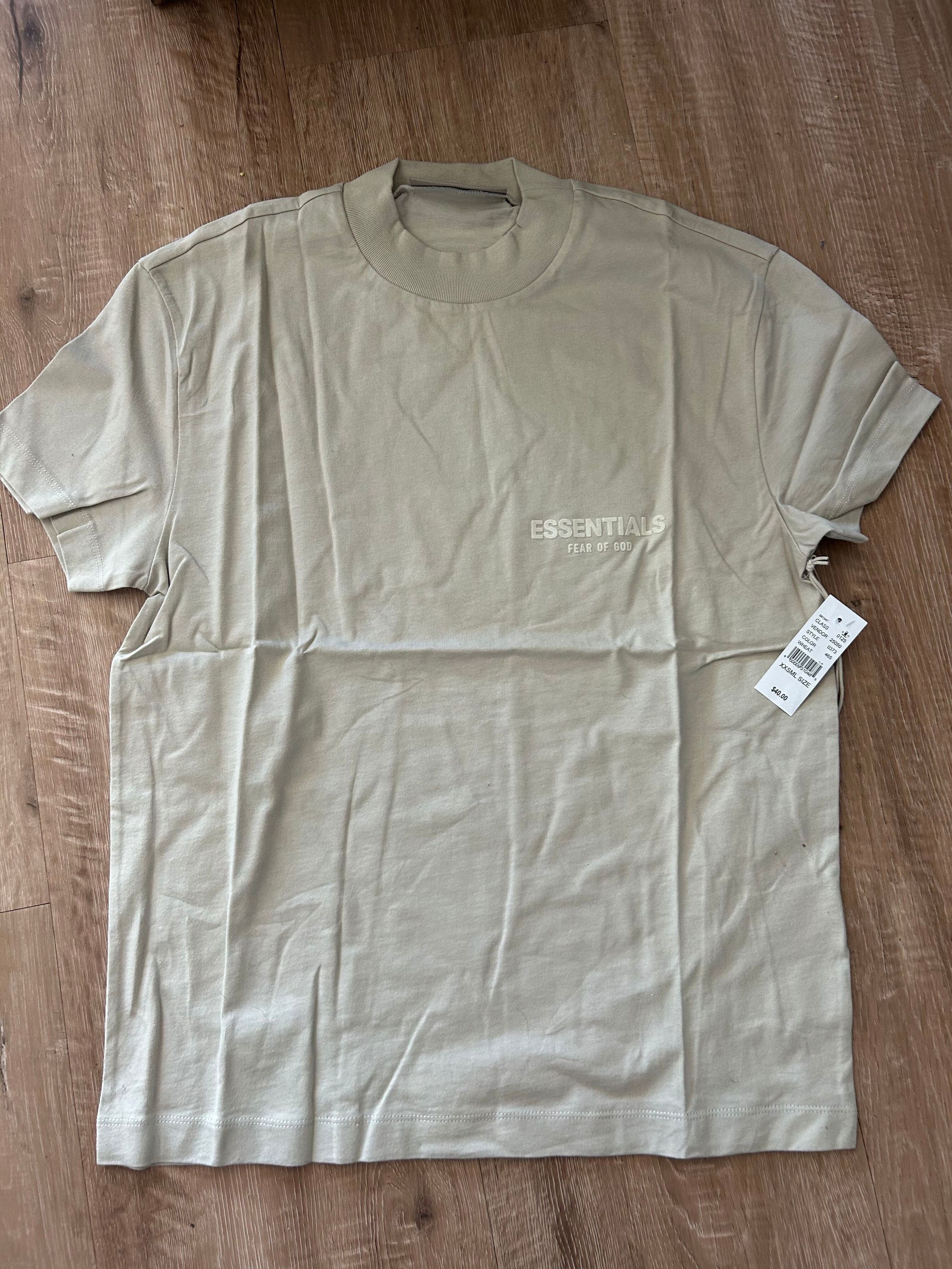Essentials fear of god essentials wheat mens tshirt Size US XXS / EU 40 - 1 Thumbnail