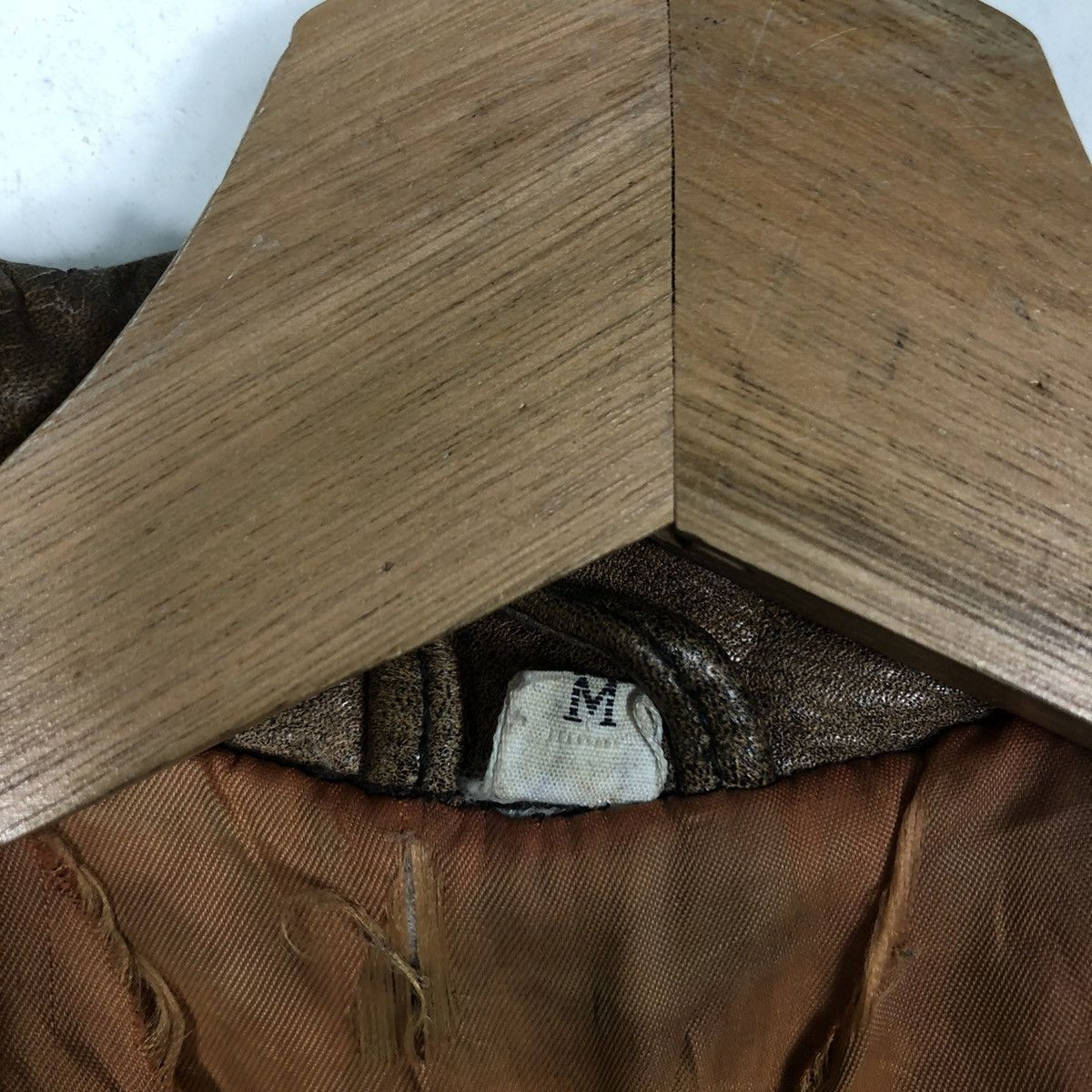 Japanese Brand 🔥90’s Vintage Leather Jacket Inspector Wear Cargo Pocket Size US M / EU 48-50 / 2 - 10 Thumbnail