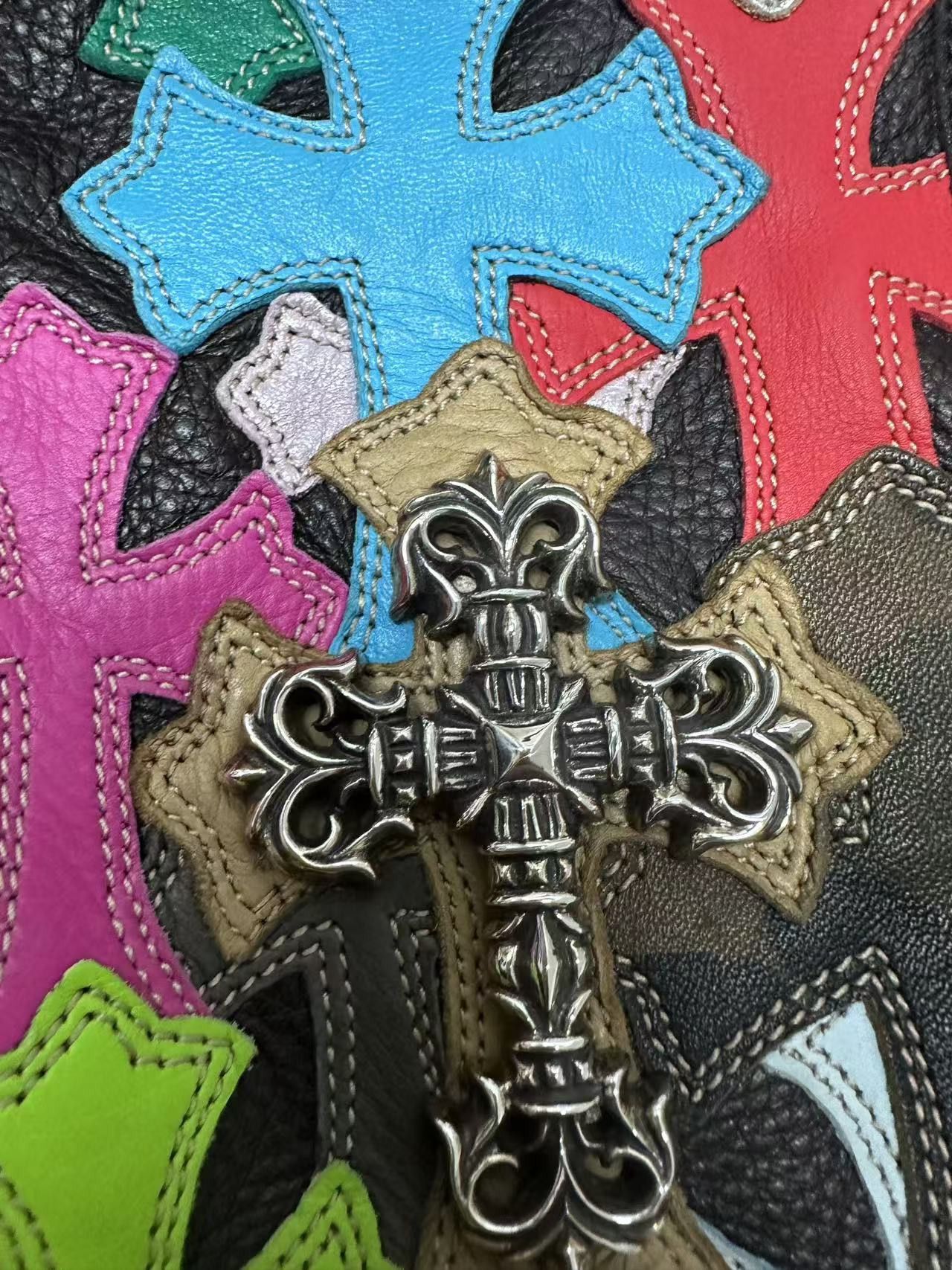Chrome Hearts Chrome Hearts Silver Filigree Multicolor Patch Lyon Bag Size ONE SIZE - 5 Thumbnail