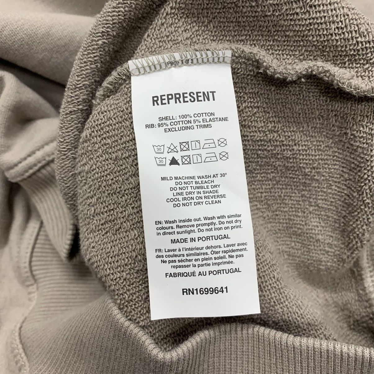 Represent Clo. Represent XS Icarus Beige Taupe Sweater Sweatshirt Crewneck Size US XS / EU 42 / 0 - 8 Thumbnail