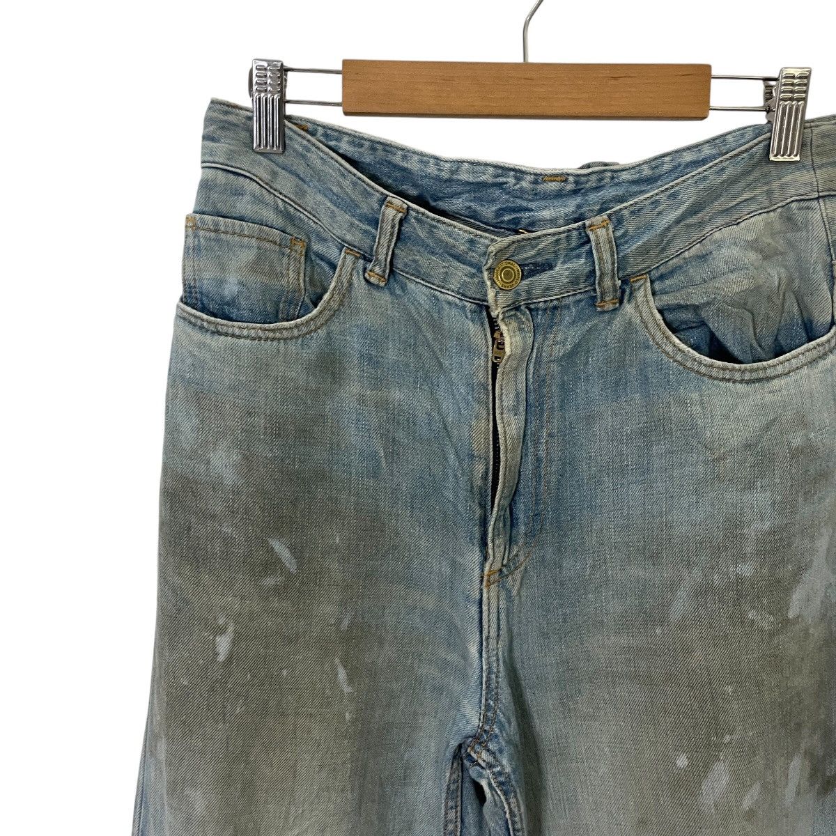 Japanese Brand Vintage Japanese Designer Distressed Buckle Denim Size US 30 / EU 46 - 3 Thumbnail