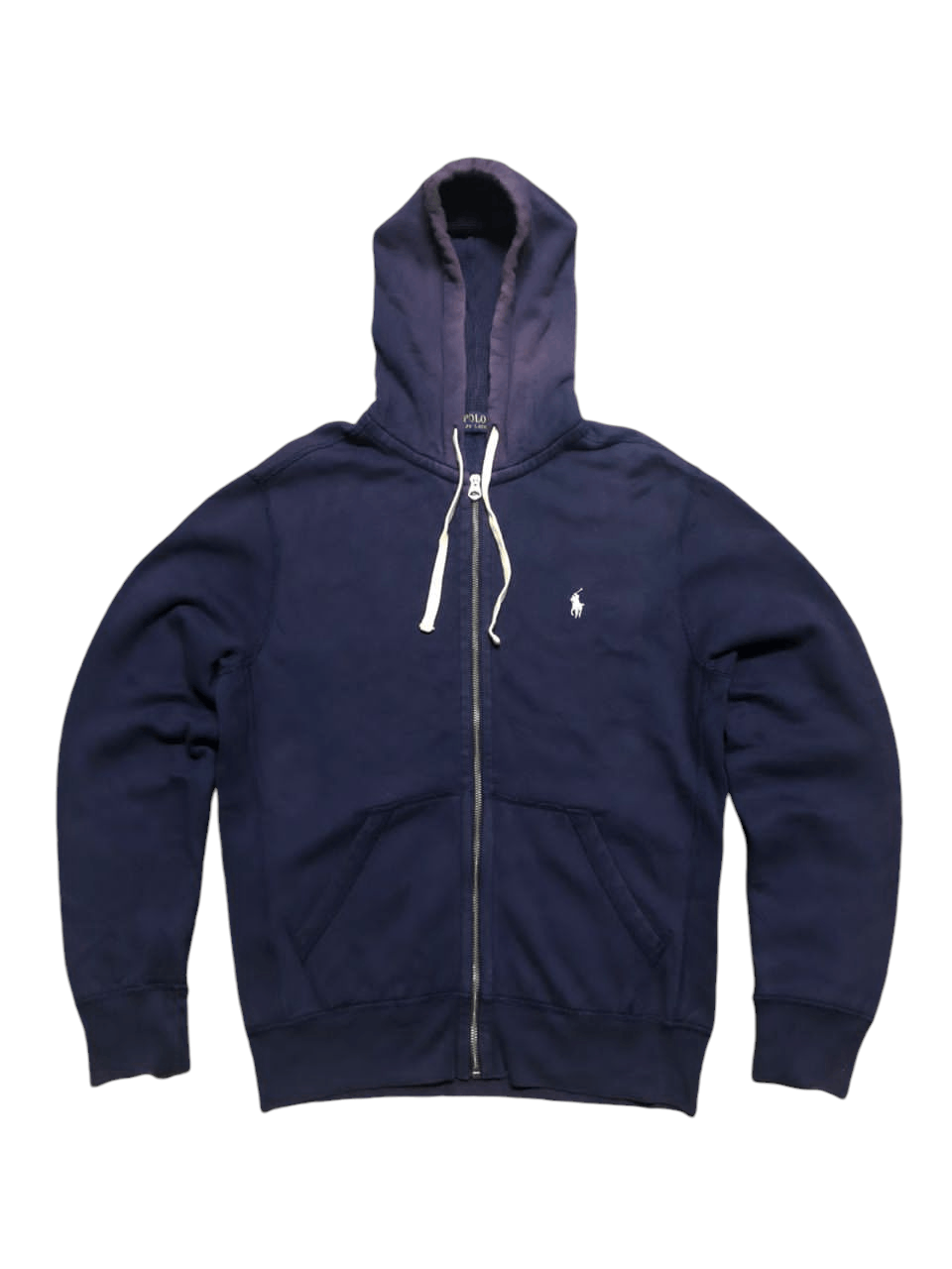 Polo Ralph Lauren Archive💥 Polo Ralph Lauren Hoodie Zipper Sunfaded Faded Size US S / EU 44-46 / 1 - 1 Thumbnail