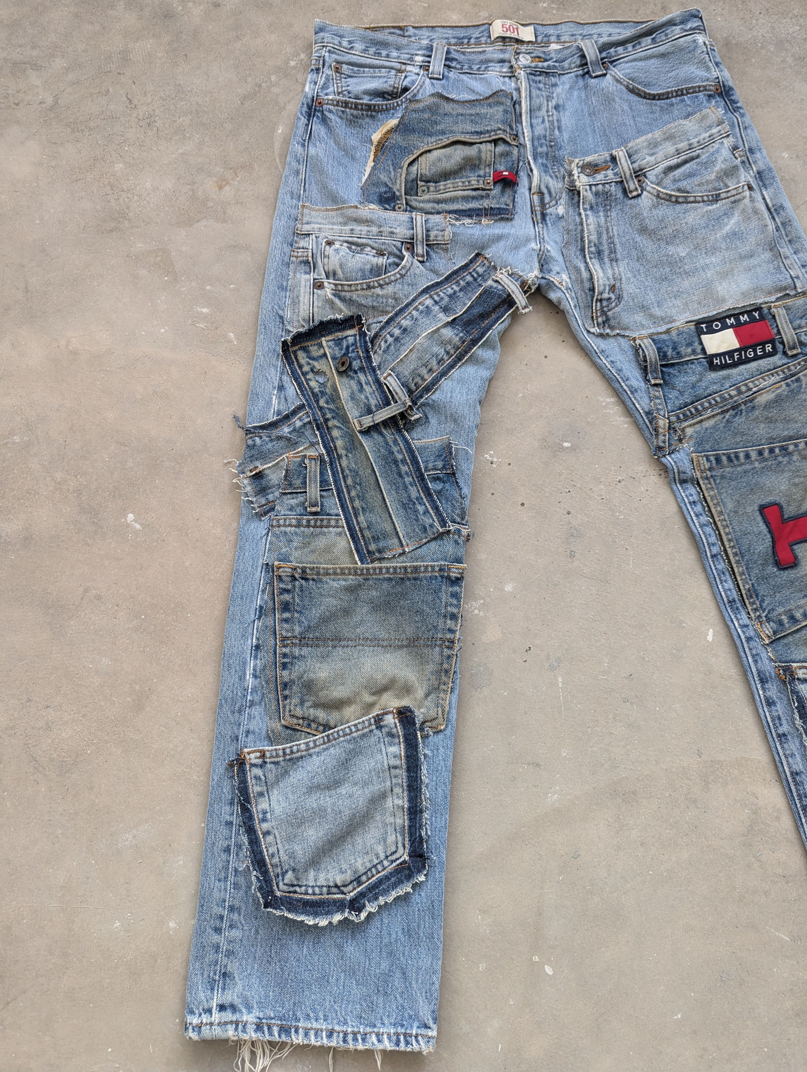 Japanese Brand × Levi's Vintage Levis 501 Distressed Japanese Archive Size US 35 - 5 Thumbnail
