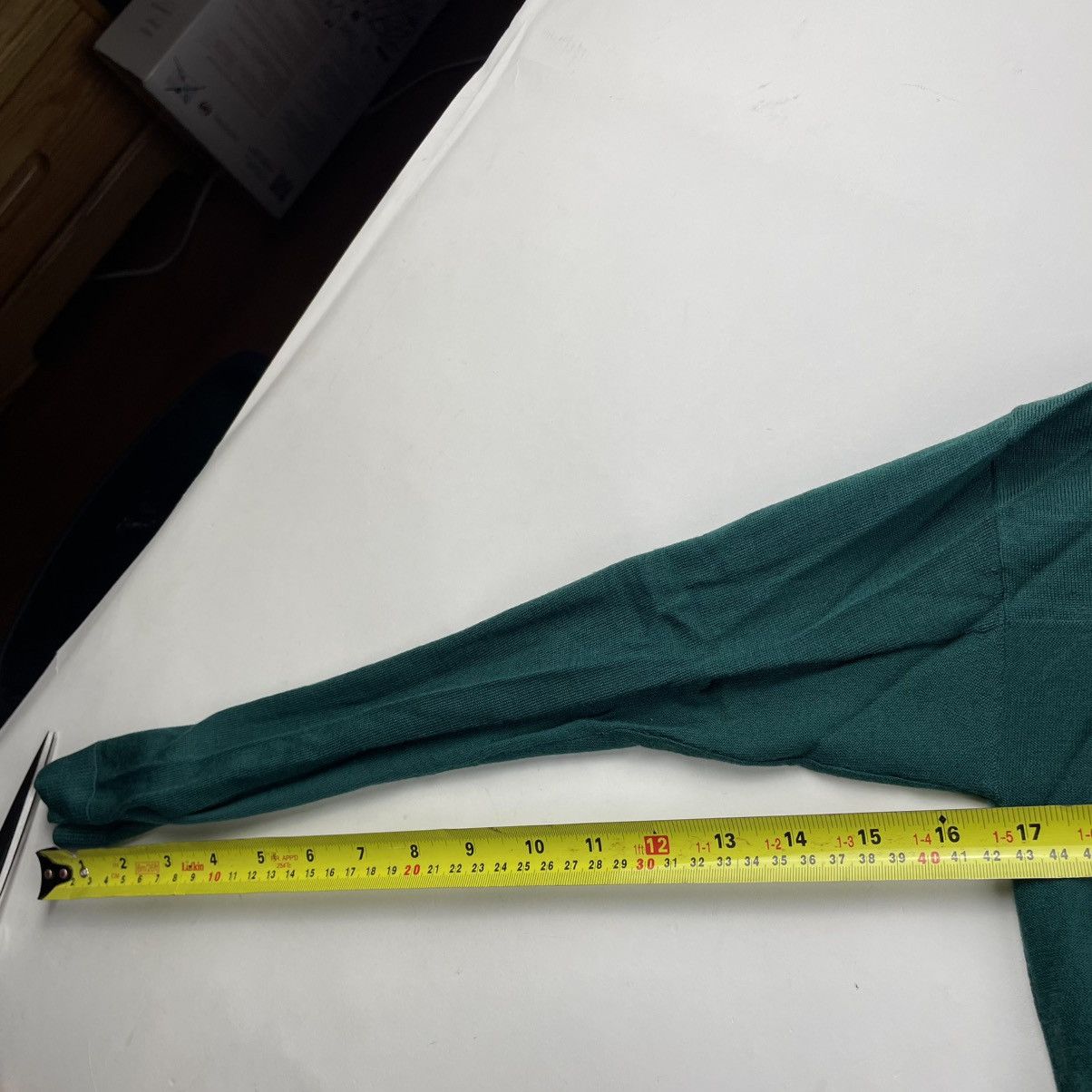 A.P.C. A.P.C. V Neck Merino Wool Pullover Sweater Green S Oversized Size US M / EU 48-50 / 2 - 7 Thumbnail