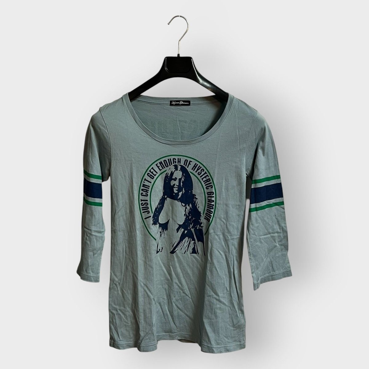 Hysteric Glamour STEAL! 2010s Hysteric Glamour Nude Girl LS Football Tee (S) Size US S / EU 44-46 / 1 - 1 Thumbnail