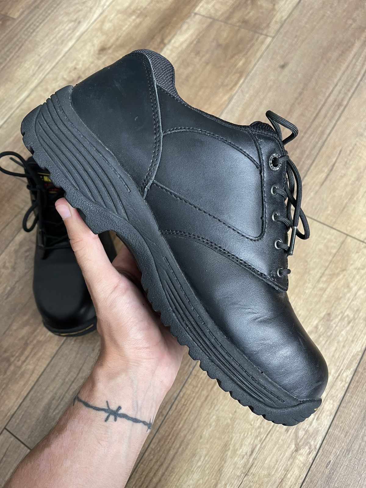 Dr. Martens Dr Martens Steel Toe Anti Static Industrial Leather Shoes Size US 10 / EU 43 - 11 Thumbnail
