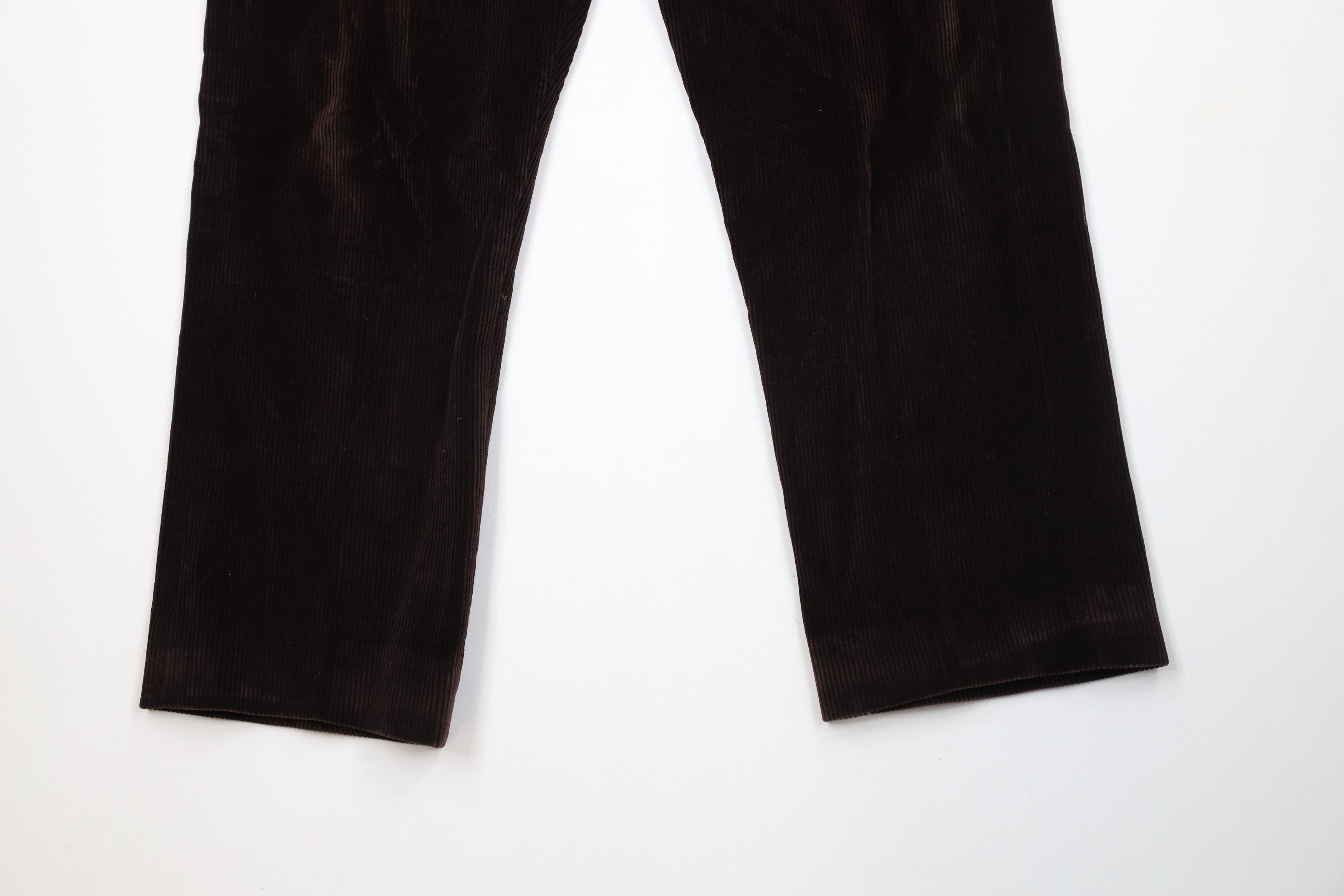 Vintage Vintage 90s Streetwear Wide Leg Corduroy Pants Brown Size US 38 / EU 54 - 4 Thumbnail