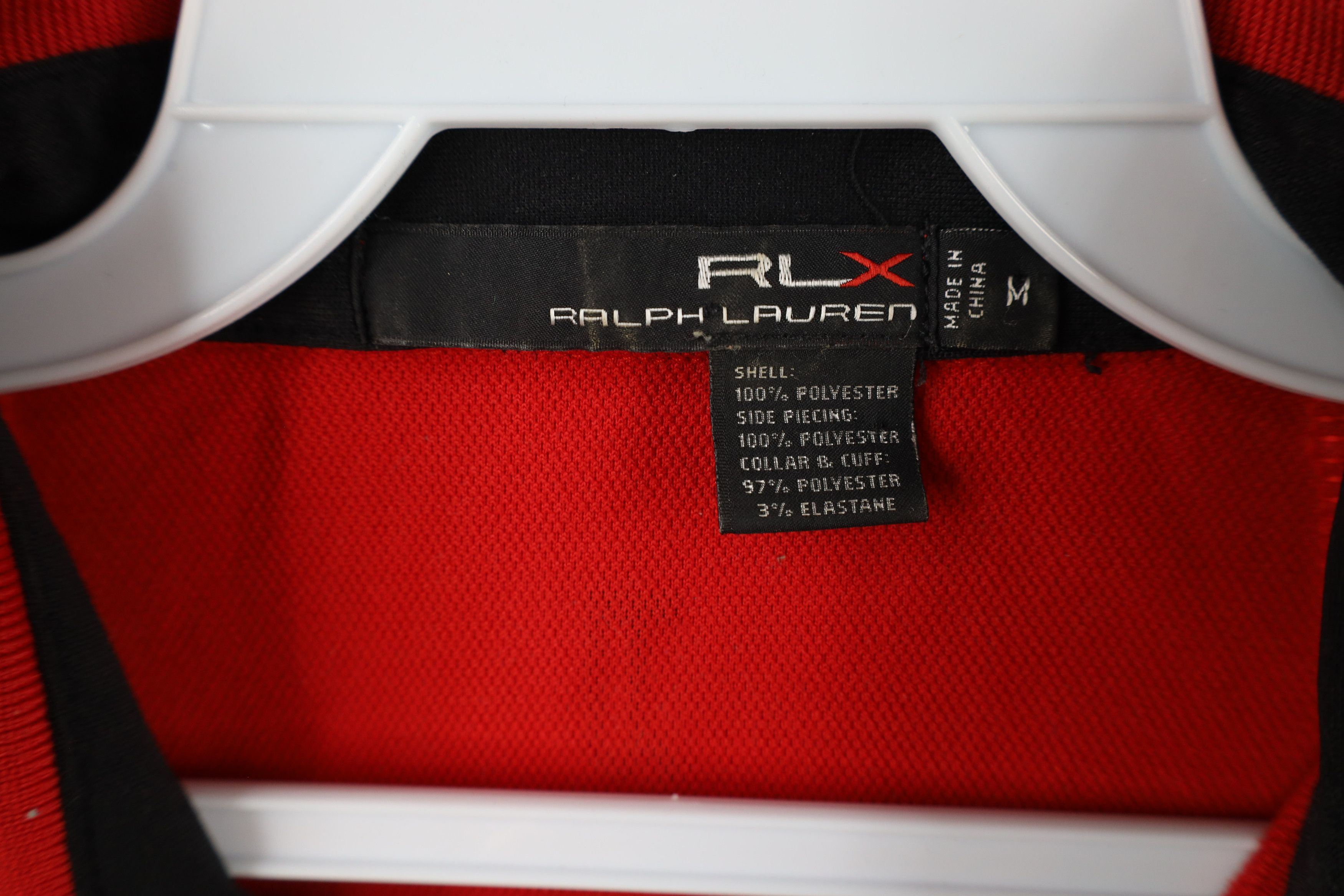 Ralph Lauren × Vintage Ralph Lauren RLX Spell Out Knit Tech Golfing Polo Shirt Size US M / EU 48-50 / 2 - 9 Thumbnail