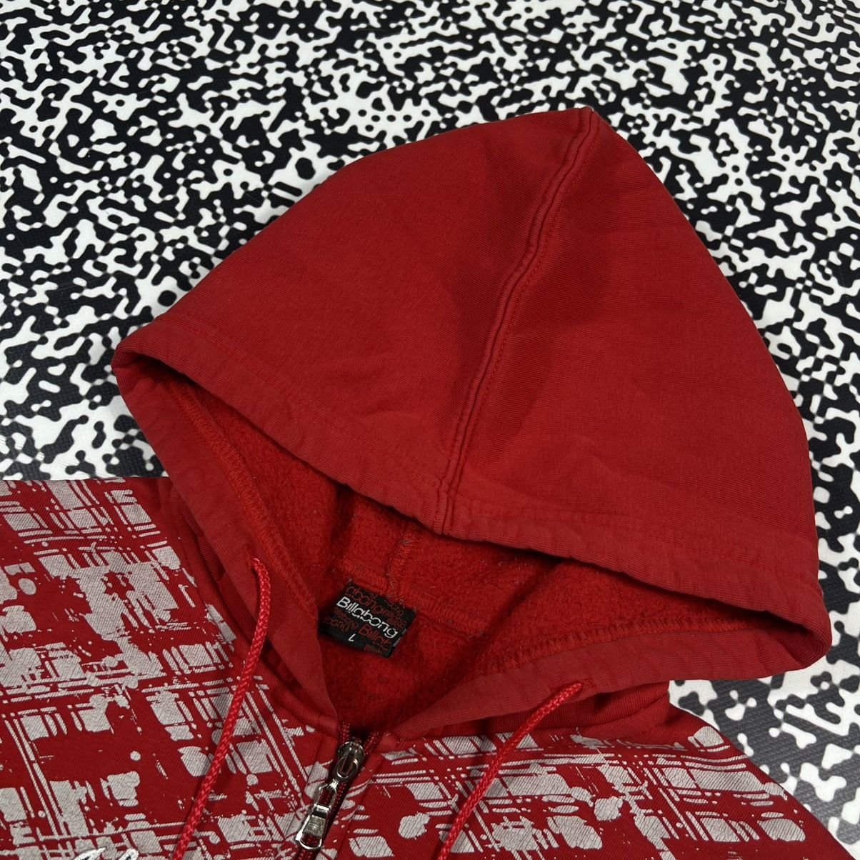 Billabong Vintage Y2K Billabong Surf Affliction Style Retro Zip Hoodie Size US L / EU 52-54 / 3 - 12 Thumbnail