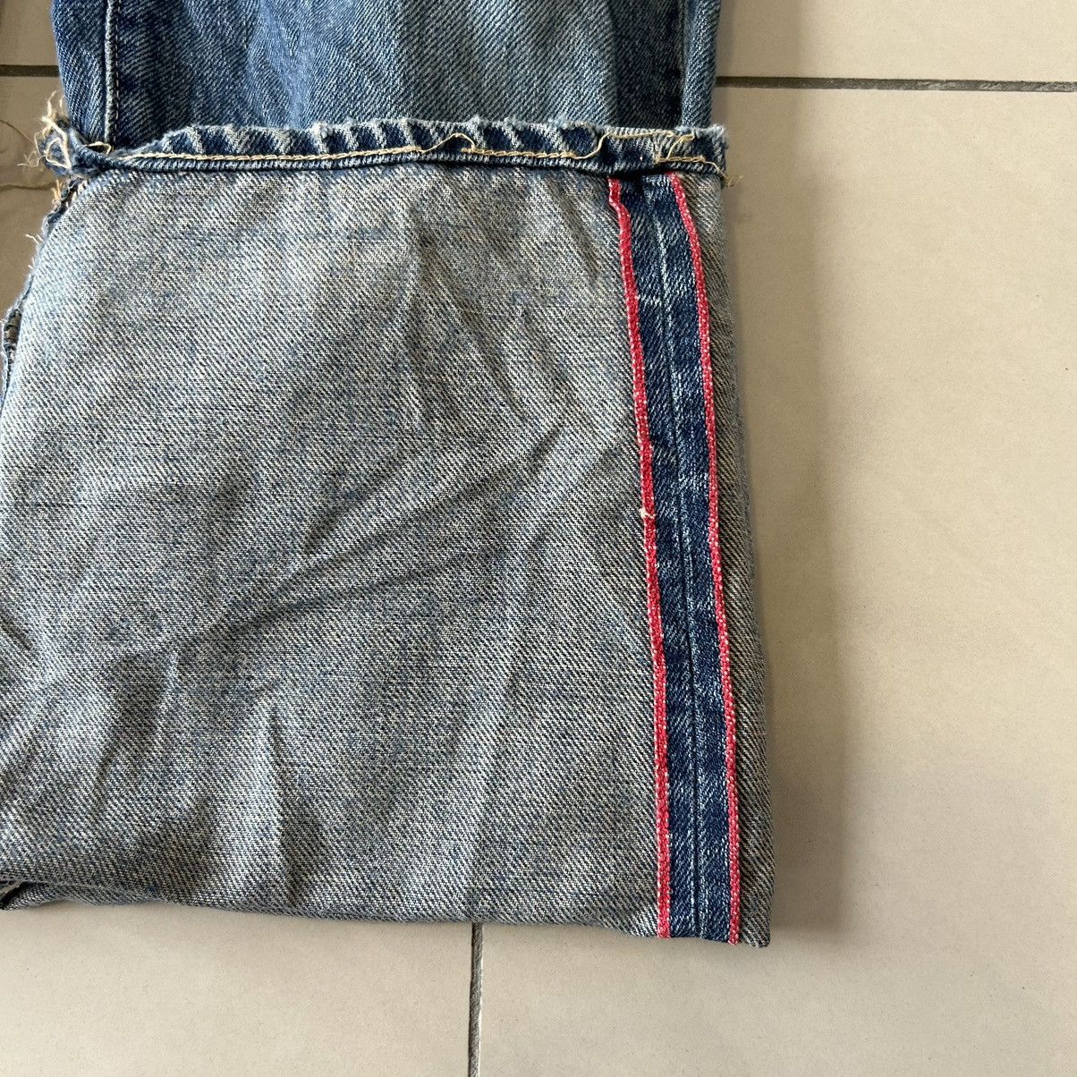 Vintage Vintage Iron HR Market Selvedge Distressed Denim Size US 30 / EU 46 - 20 Thumbnail
