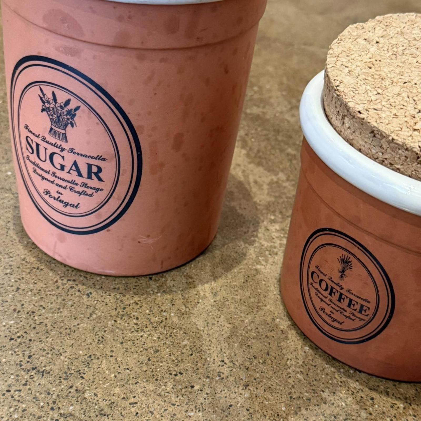 Other Set of 2 Coffee and Sugar Corked Jars Size ONE SIZE - 5 Thumbnail