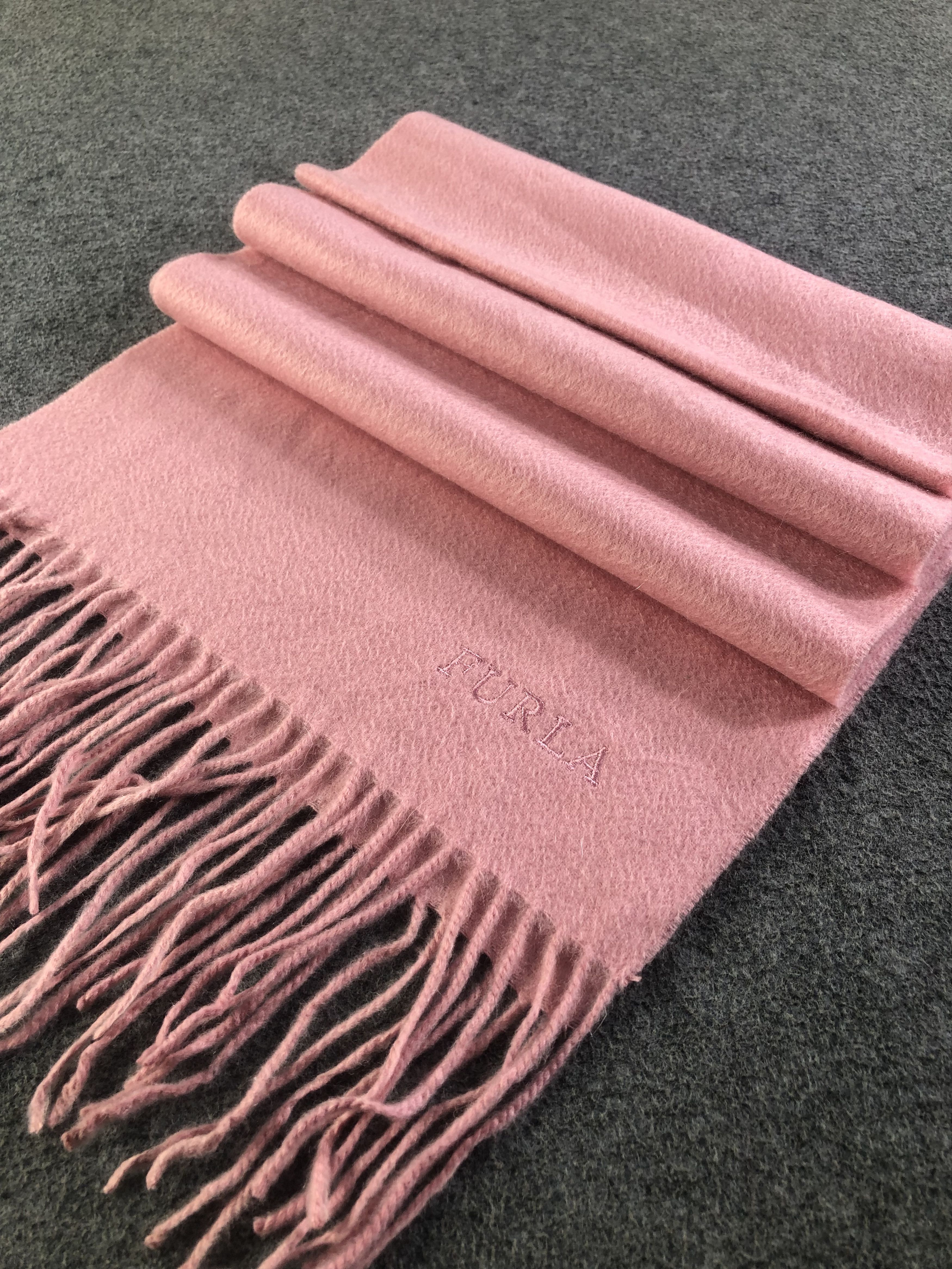Furla × Vintage Furla Cashmere Scarf / Muffler / Neckwear SS1298 Size ONE SIZE - 3 Thumbnail