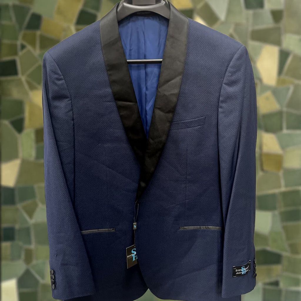 Vintage Steve Harvey Maybach Blazer 44L Men Blue Size 44R - 1 Thumbnail