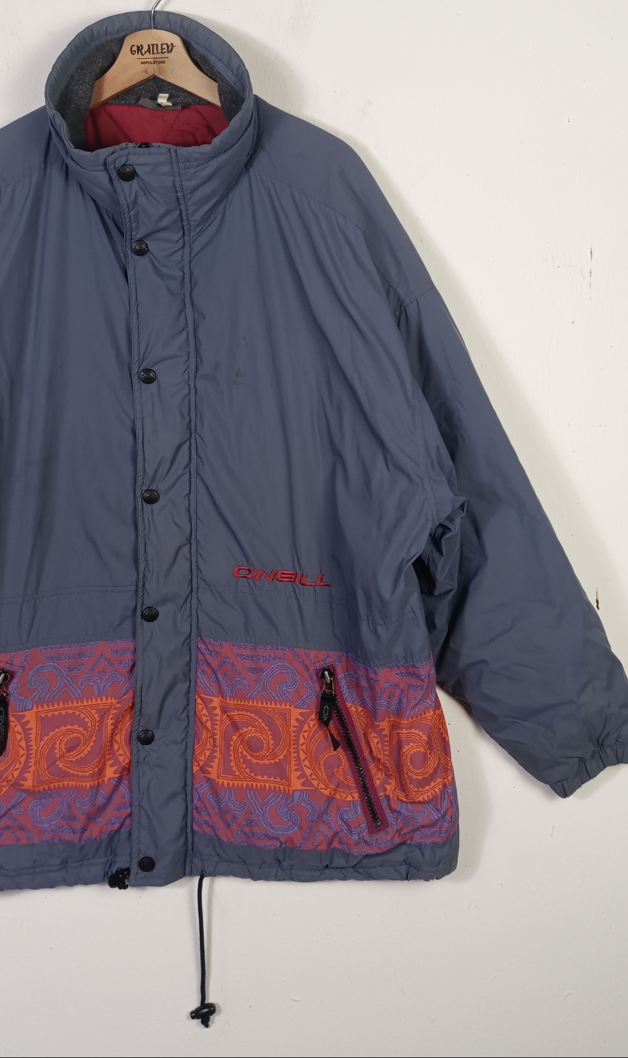 O'Neill × Vintage 90s🔥 Vintage Oneill Art PullOver Jacket Size US XL / EU 56 / 4 - 5 Thumbnail