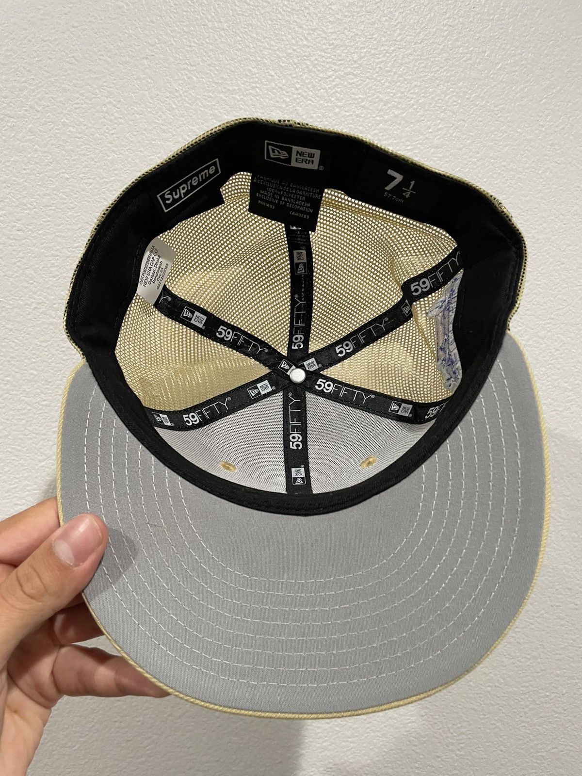 Supreme Supreme Box Logo Mesh Back New Era Cap Size ONE SIZE - 4 Thumbnail