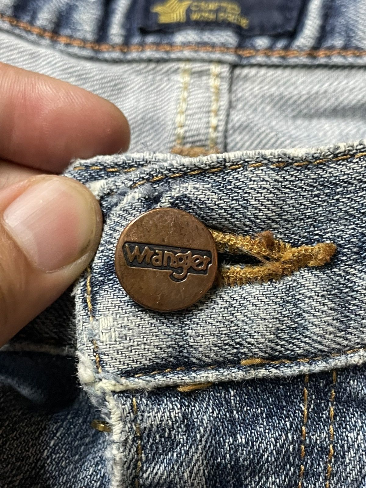 Vintage × Wrangler WRANGLER Casual Straight Cut Jeans (92) Size US 30 / EU 46 - 8 Thumbnail