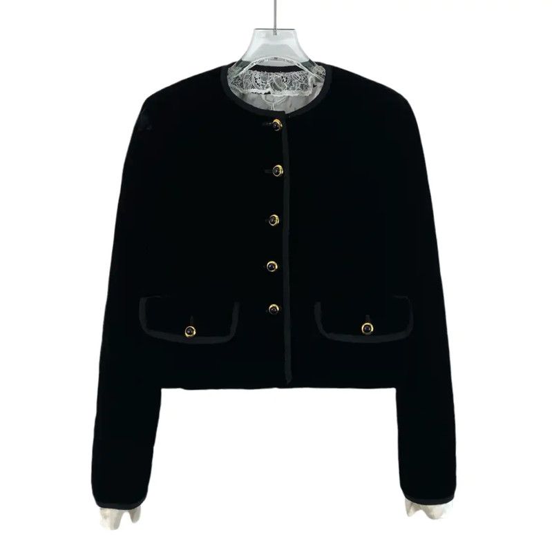 Miu Miu Miu Miu Black Cropped Women's Jacket 0089 Size S / US 4 / IT 40 - 1 Thumbnail