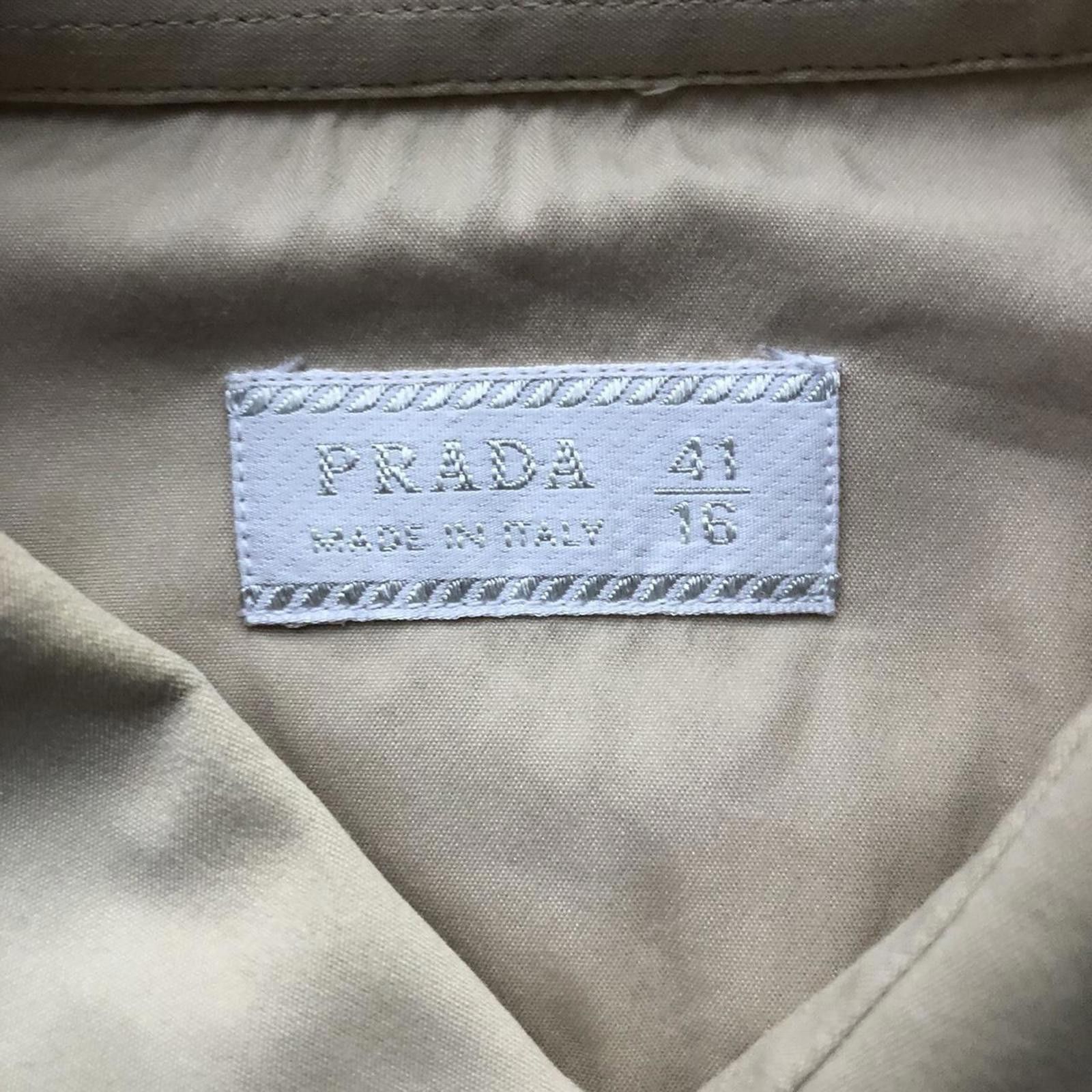 Prada Prada Casual Button Up Shirt Size US L / EU 52-54 / 3 - 2 Thumbnail