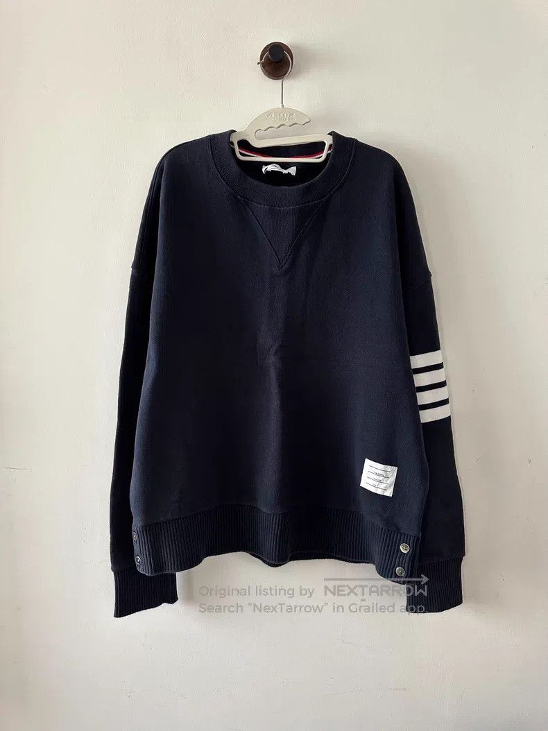 Thom Browne Thom Browne Blue Sweatshirt Size US M / EU 48-50 / 2 - 1 Thumbnail