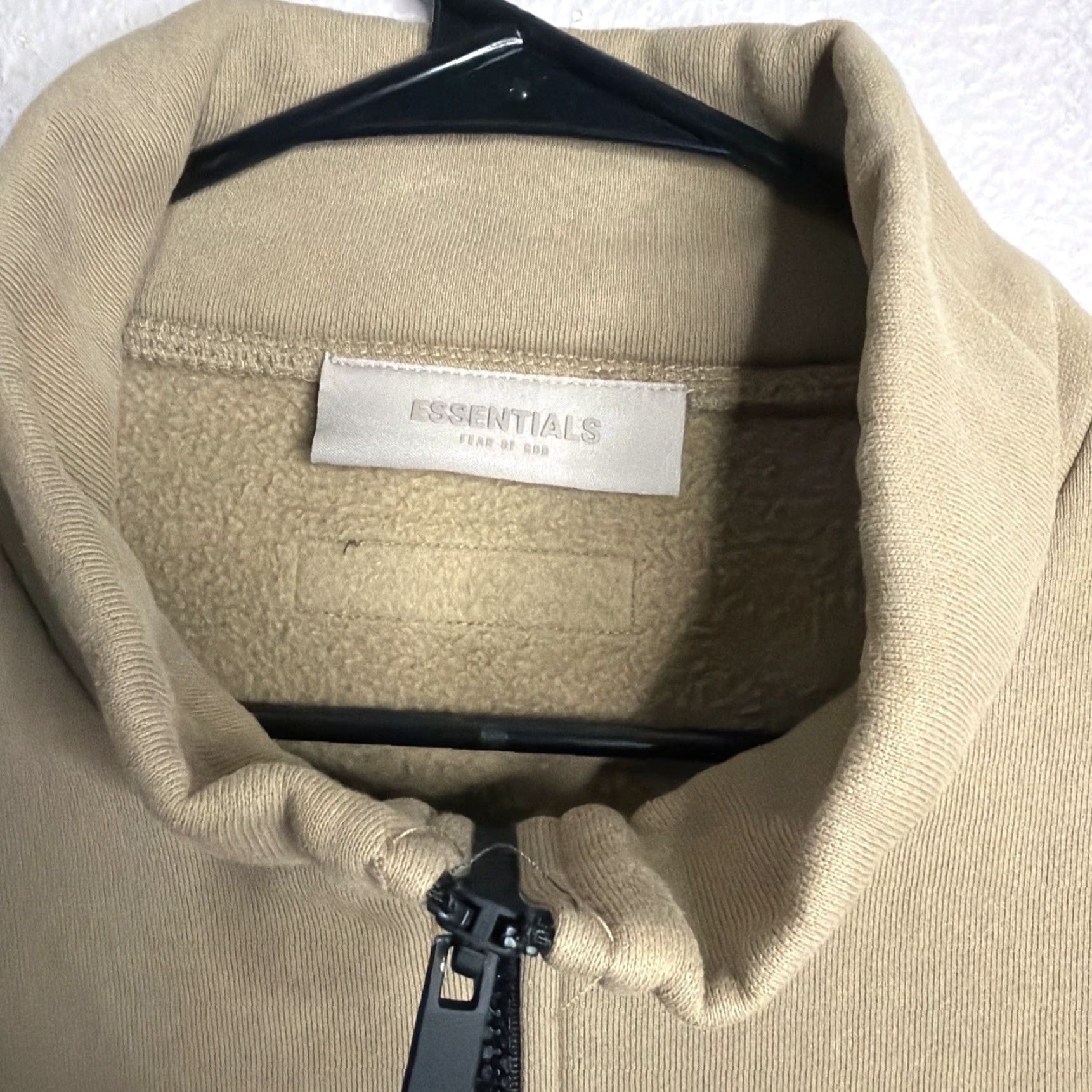 Fear of God Fear Of God Essentials Sweatshirt Half Zip Pullover Women Beige S Size S / US 4 / IT 40 - 3 Thumbnail