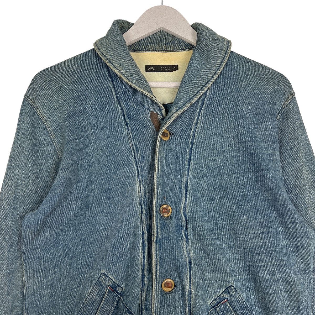 Melrose 🔥 MELROSE SHAWL COLAR INDIGO JACKET Size US M / EU 48-50 / 2 - 4 Thumbnail