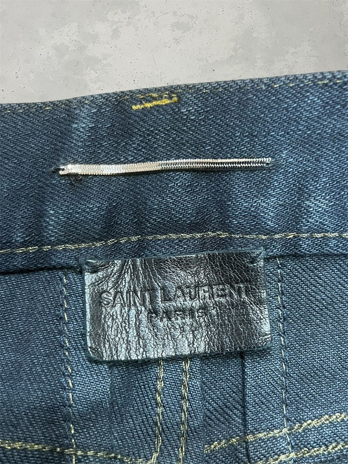 Saint Laurent Paris Saint Laurent Paris AW13 Destroyed Chain Jeans（Sample) Size US 29 - 5 Thumbnail