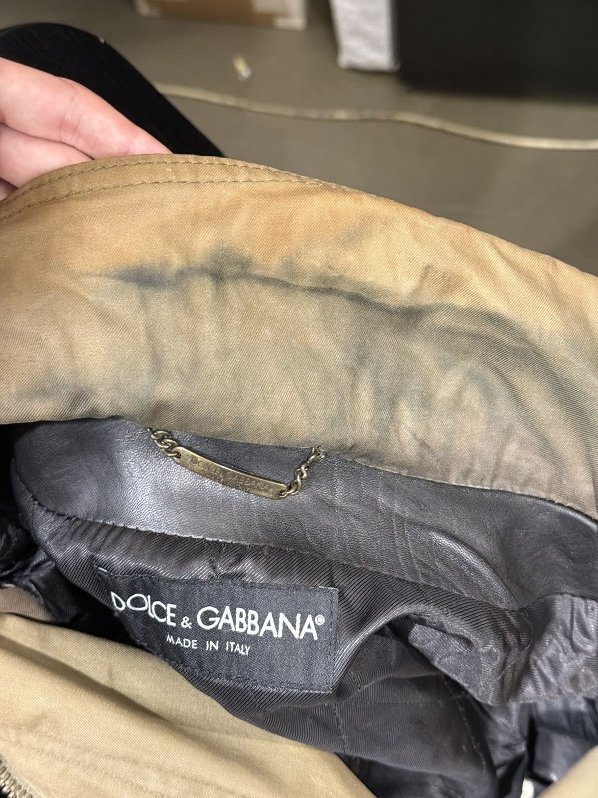 Dolce & Gabbana A/W2005 DOLCE & GABBANA HYBRID MILITARY SHEARLING JACKET Size US M / EU 48-50 / 2 - 4 Thumbnail