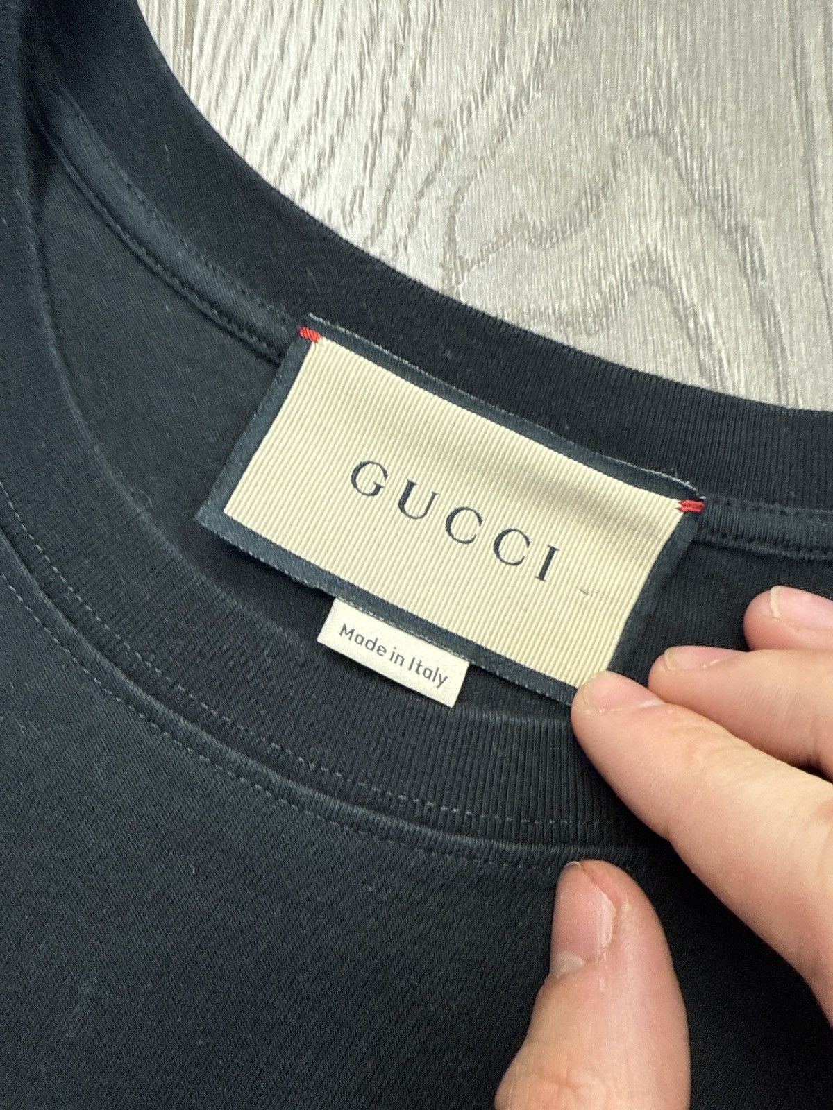 Gucci Gucci worm T shirt black Size US L / EU 52-54 / 3 - 7 Thumbnail