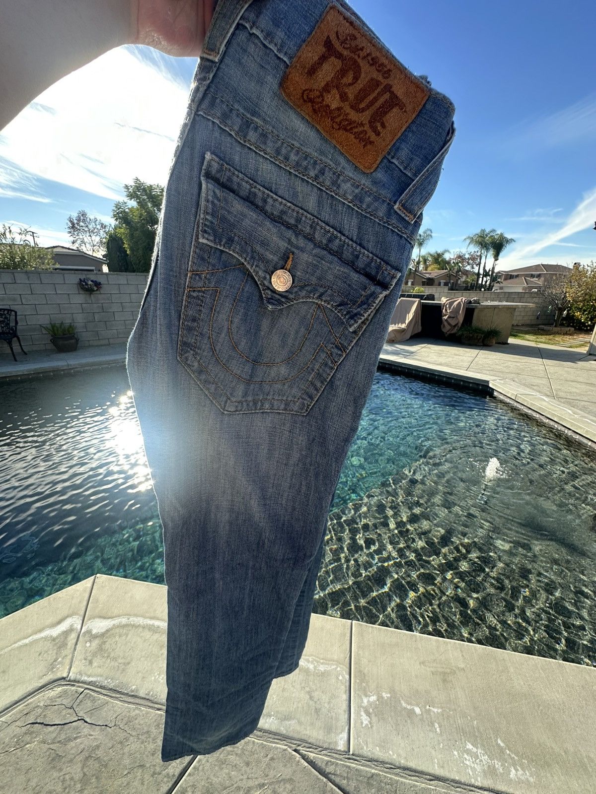 True Religion True religion men jeans Vintage Stonewash Size 28 men Size US 28 / EU 44 - 1 Thumbnail