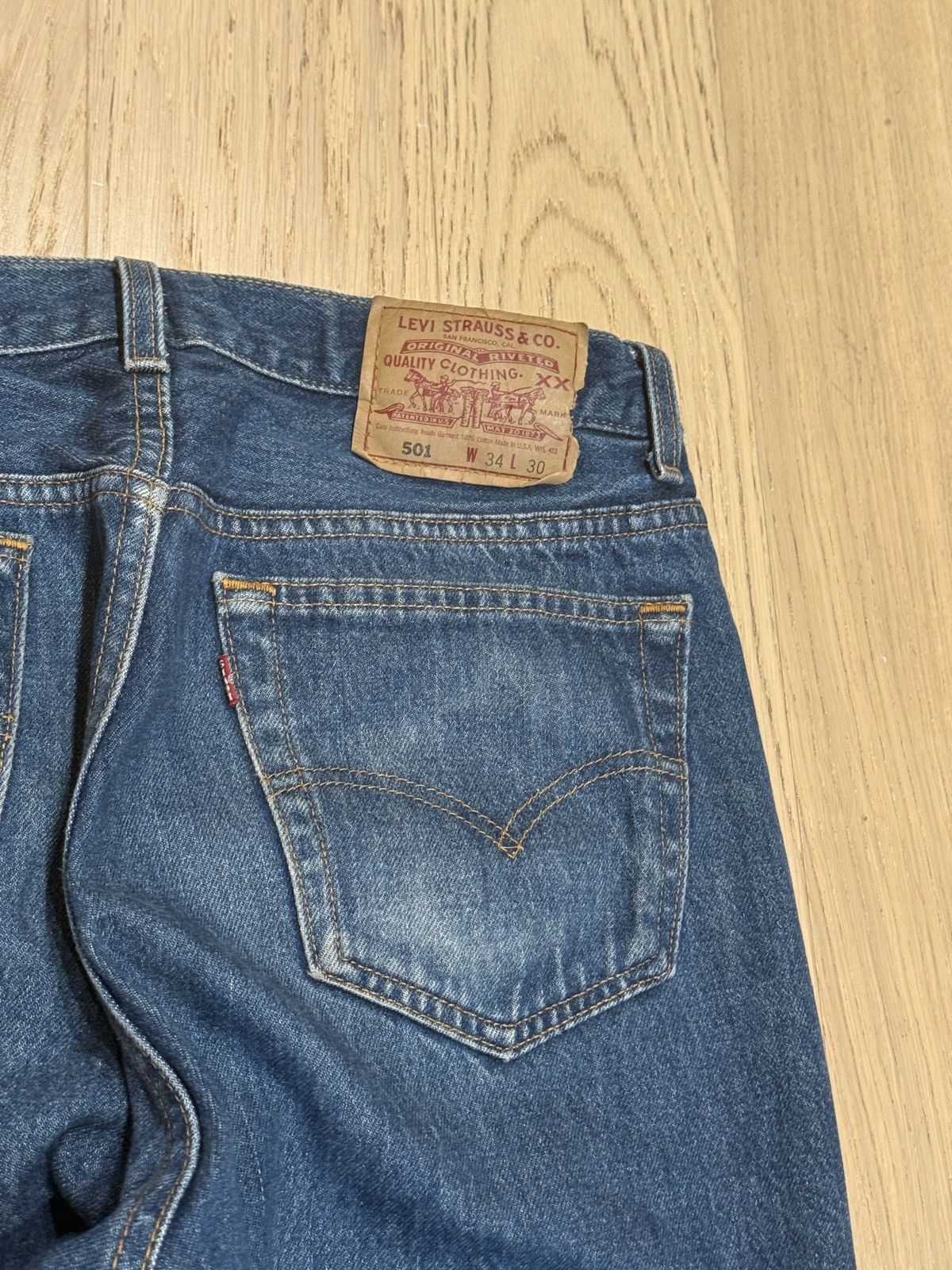 Levi's 1990s Levis 501 Size US 32 / EU 48 - 8 Thumbnail