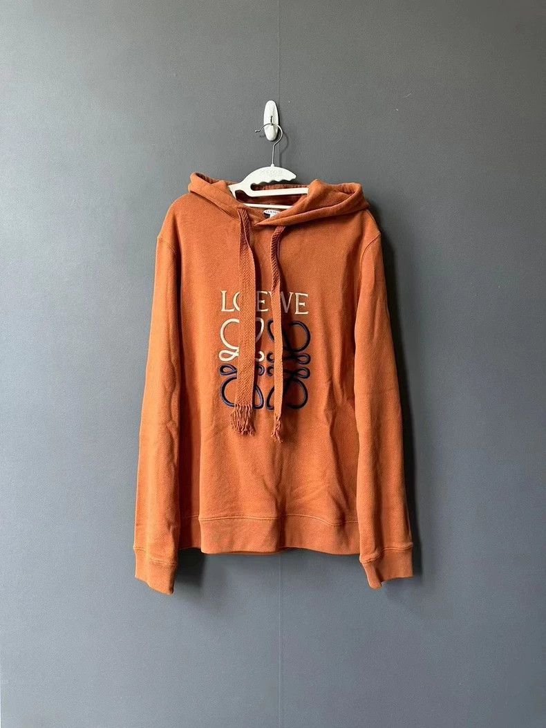 Loewe LOEWE Orange large logo hoodie Size M / US 6-8 / IT 42-44 - 1 Thumbnail