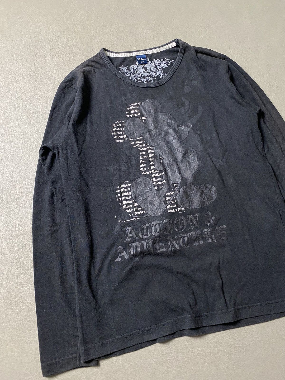 Beauty Beast × Hysteric Glamour × If Six Was Nine Y2K Mickey Mouse Poem Longsleeve Size US M / EU 48-50 / 2 - 2 Thumbnail