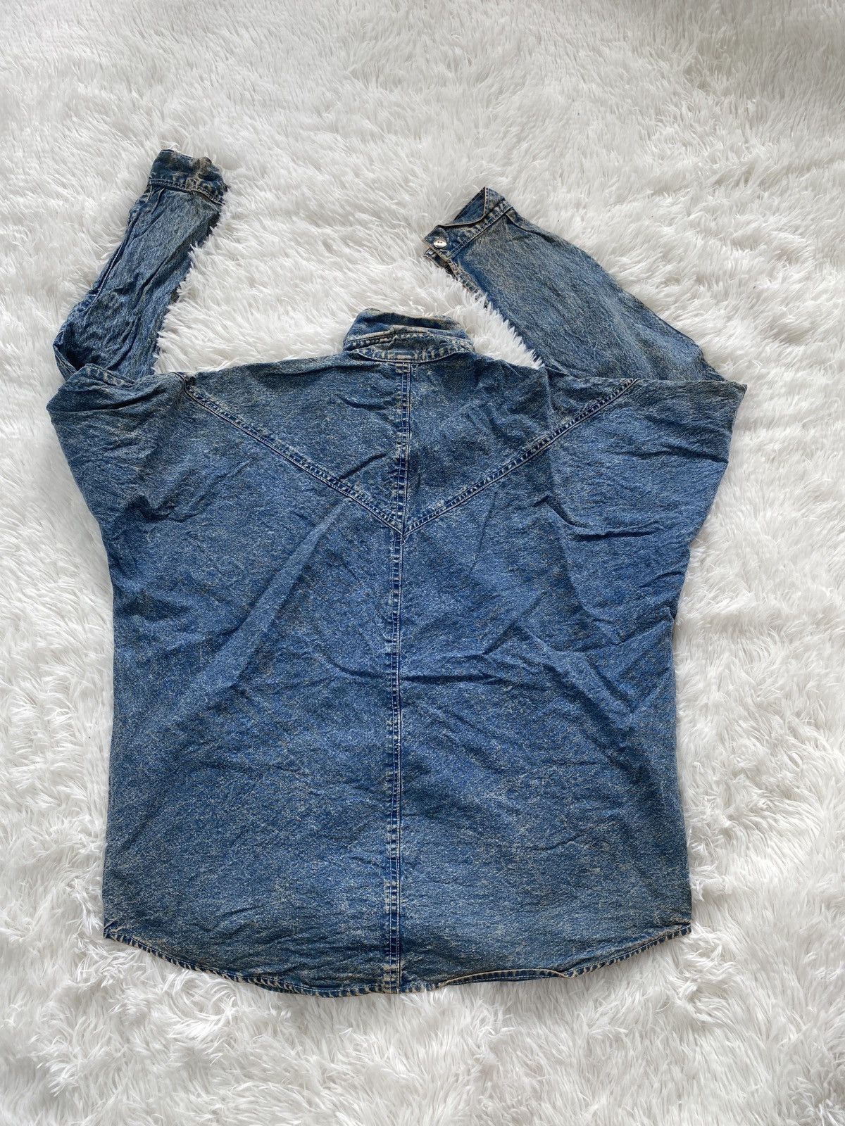 Vintage VINTAGE Lee Sands Hawaii Denim Button Jacket Women Size L / US 10 / IT 46 - 11 Thumbnail