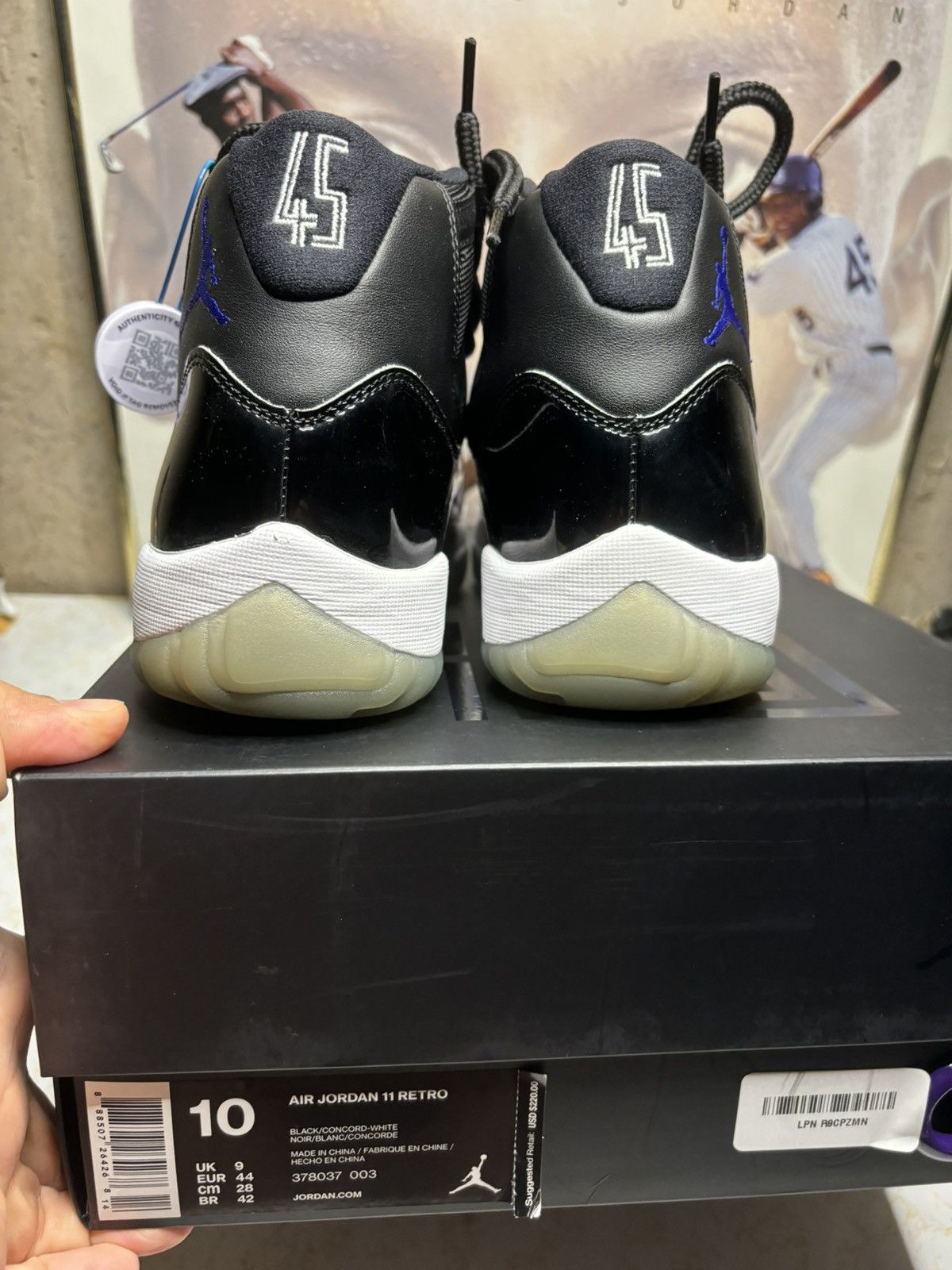 Jordan Brand Air Jordan 11 Retro 2016 Space Jam 2016 Size US 10 / EU 43 - 7 Thumbnail