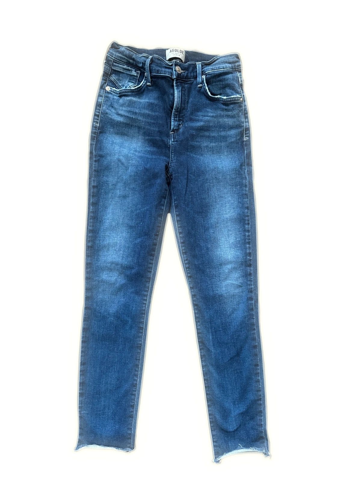 Agolde Agolde Los Angeles California premium blue jeans skinny 26 Size 26" / US 2 / IT 38 - 1 Thumbnail