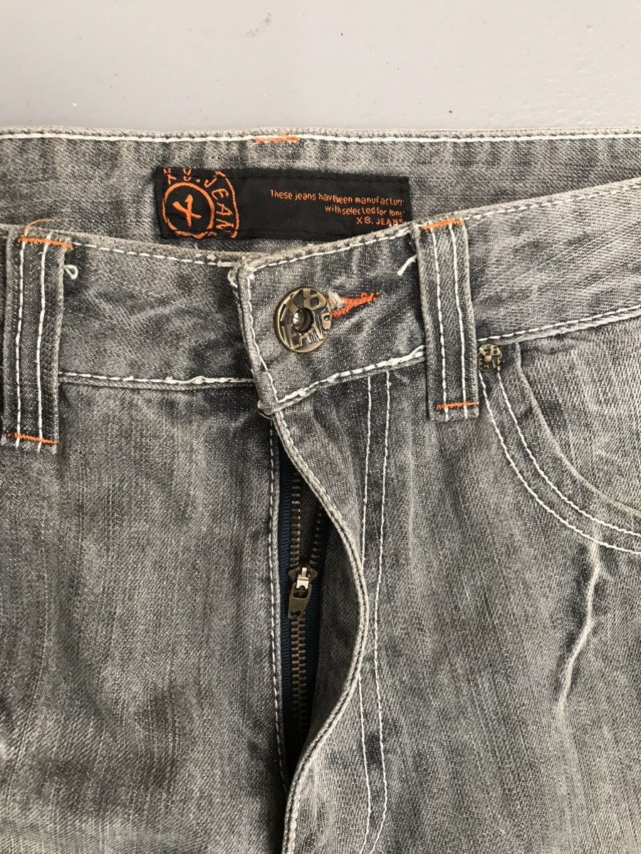 JNCO × Southpole × Vintage Crazy vintage X8 jeans sword 🗡️ embroidered denim Size US 35 - 7 Thumbnail