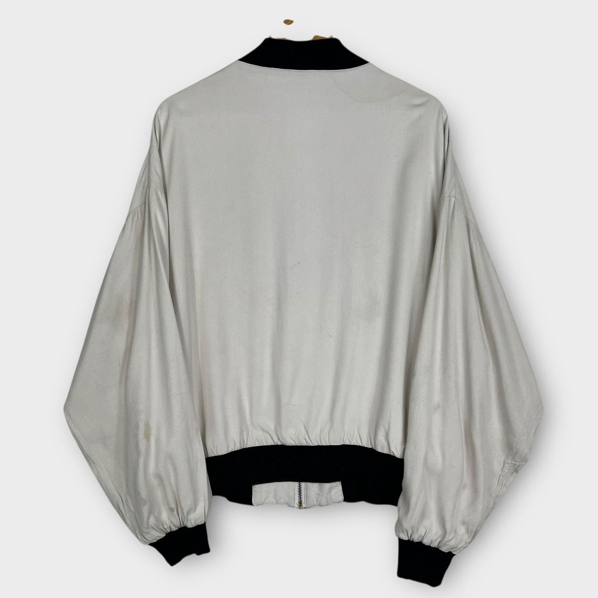 Other 🔥 Vintage Claudio lugli Rayon Bomber Jacket Made In Italy Size US L / EU 52-54 / 3 - 2 Thumbnail