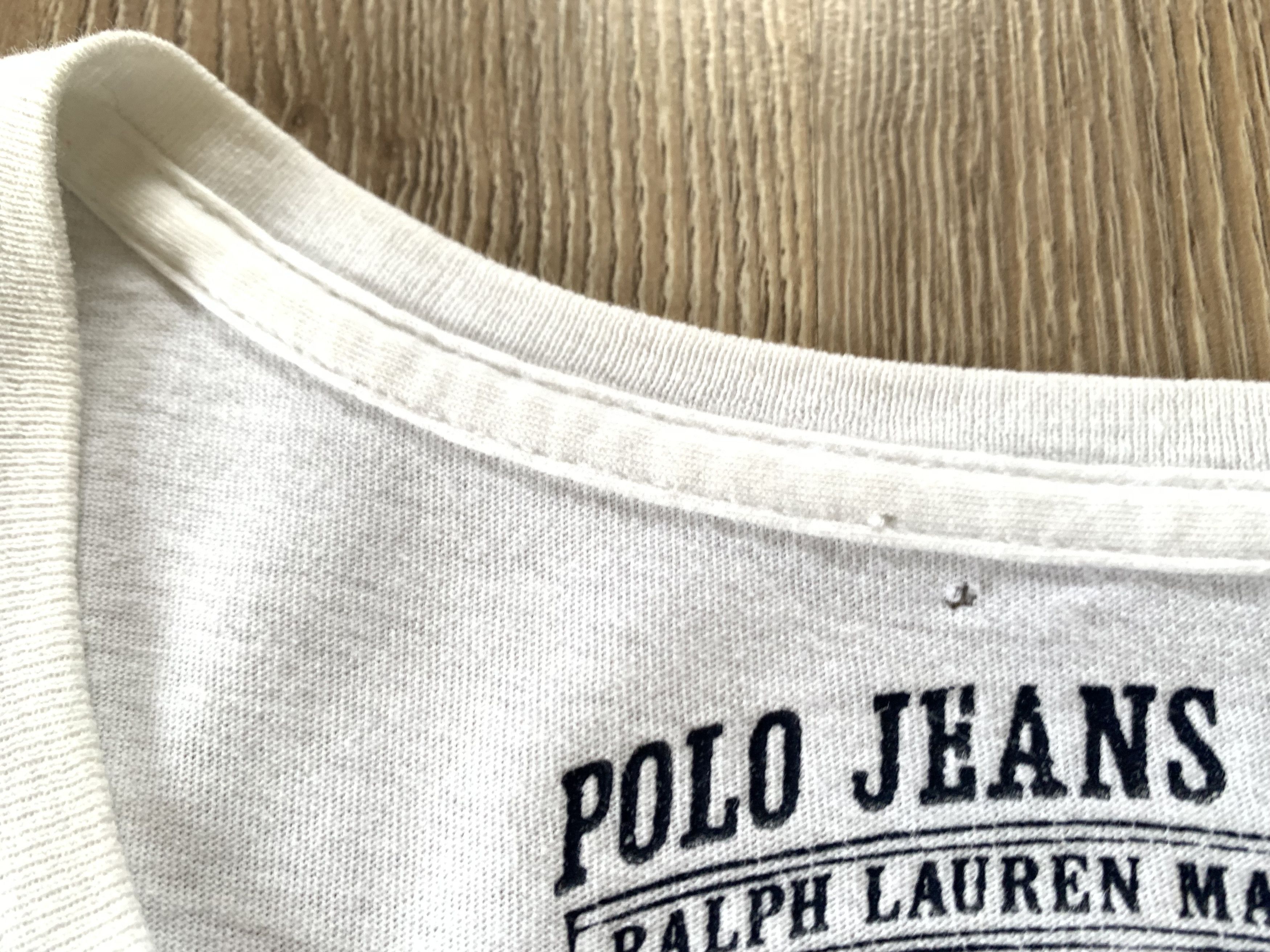 Polo Ralph Lauren × Vintage Polo Ralph Lauren White Printed Logo T-Shirt Size US XXL / EU 58 / 5 - 6 Thumbnail