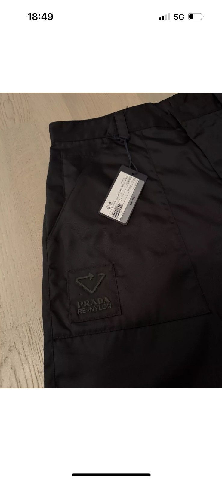 Prada PRADA nylon trousers STUDY REAL TAPE MEASUREMENTS IN PHOTIS Size US 32 / EU 48 - 4 Thumbnail