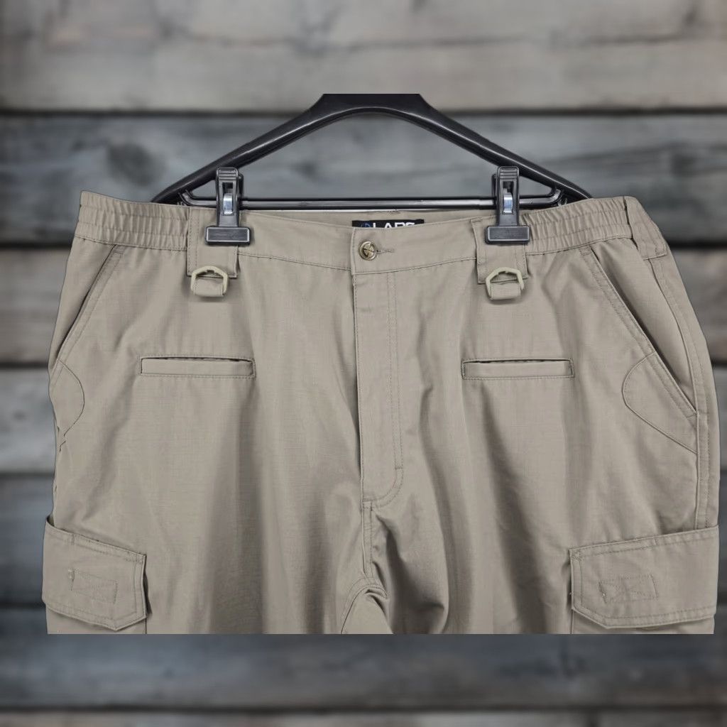 Vintage LAPG Pants Men's 44x30 Cargo Tactical Rip Stop Gray Khaki Size US 44 / EU 60 - 1 Thumbnail