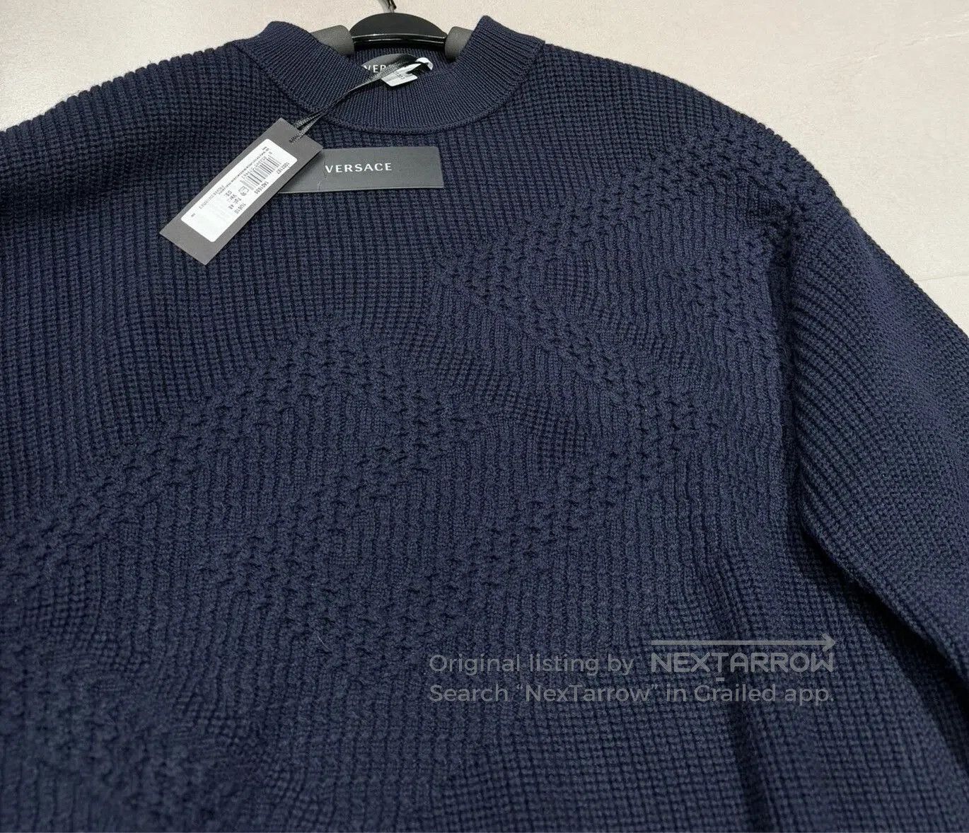 Versace Versace Pure Wool Men's Sweater. Size US M / EU 48-50 / 2 - 4 Thumbnail