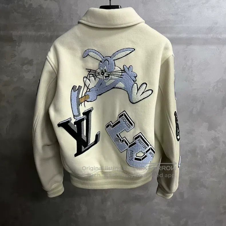 Louis Vuitton Louis Vuitton Latest White Contrasting Patchwork Lettered Size US S / EU 44-46 / 1 - 5 Thumbnail