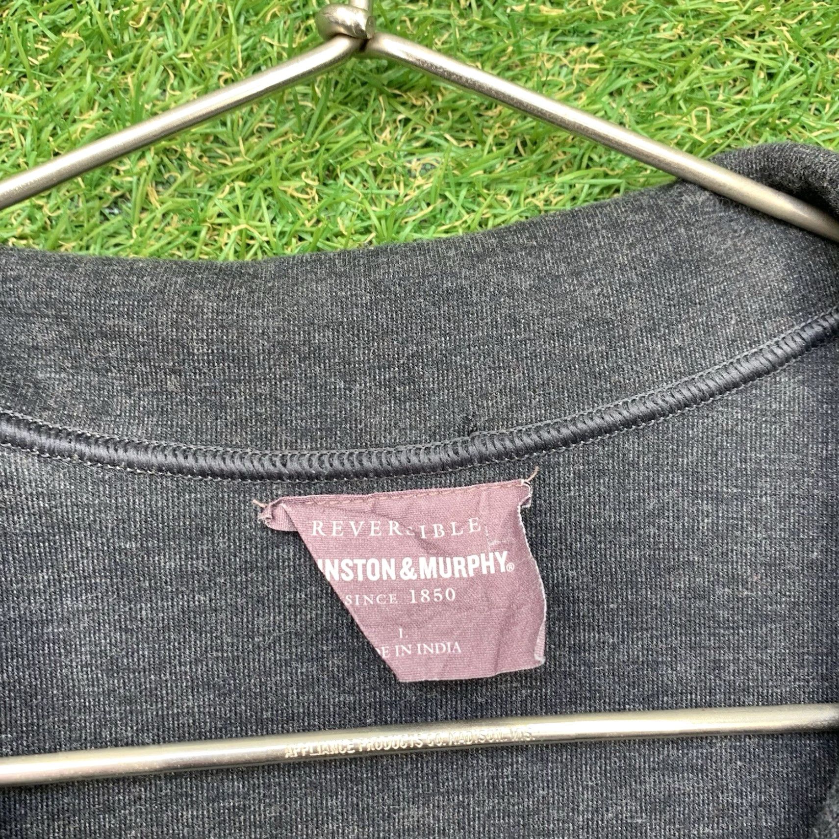 Johnston & Murphy Johnston & Murphy Reversible 1/4 Zip Sweatshirt Mens Large L Pullover Golf Sweater Size US L / EU 52-54 / 3 - 6 Thumbnail
